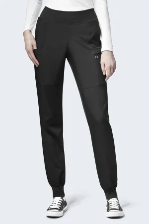 5555P WonderWink W123 Women's Petite Comfort Waist Cargo Jogger Pant