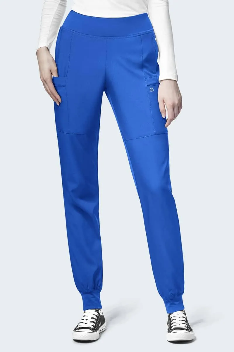 5555P WonderWink W123 Women's Petite Comfort Waist Cargo Jogger Pant