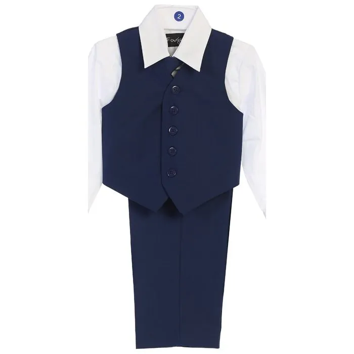 8570 Boys Four Piece Vest  Set