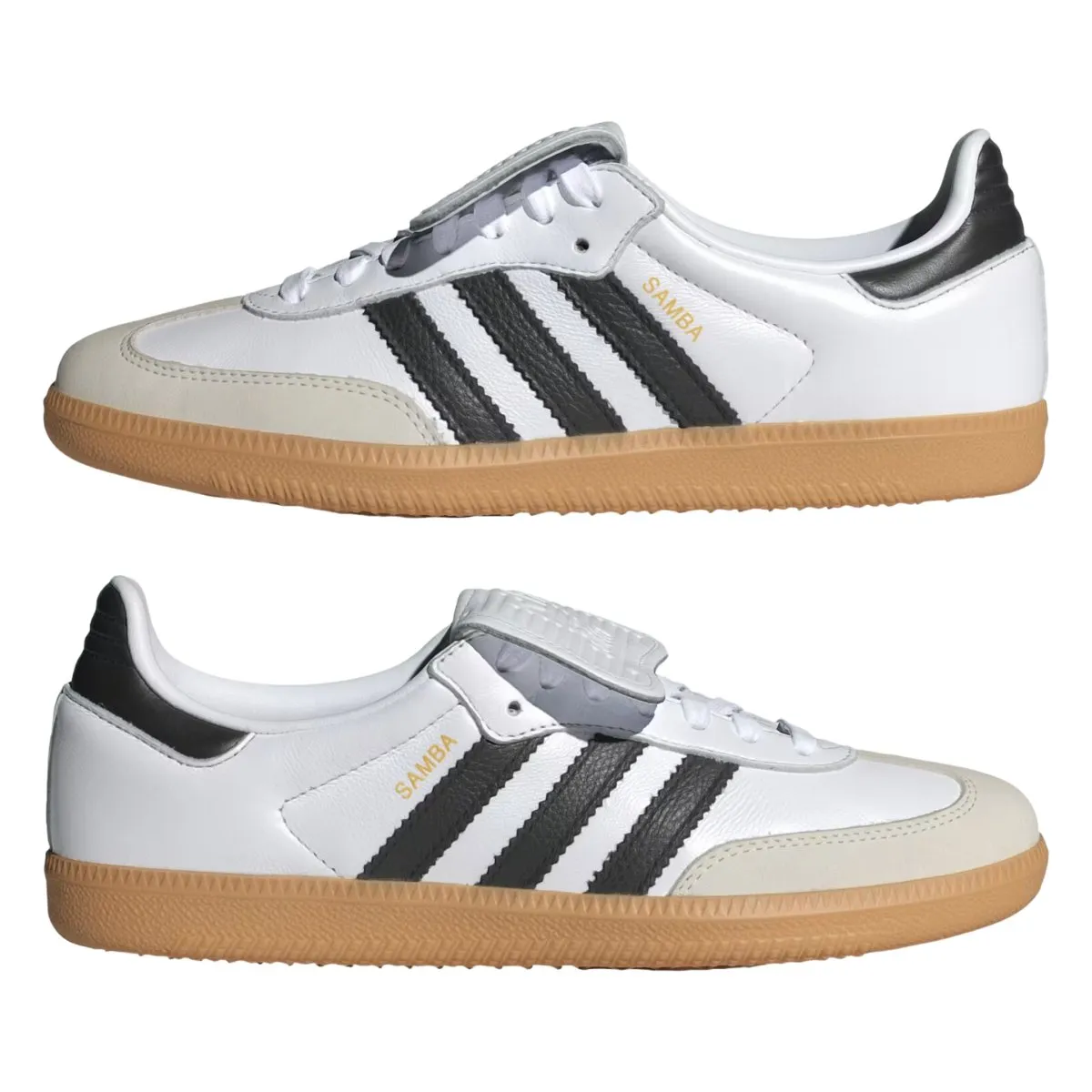 Adidas Women's Samba LT Cloud White/Core Black/Gold Metallic