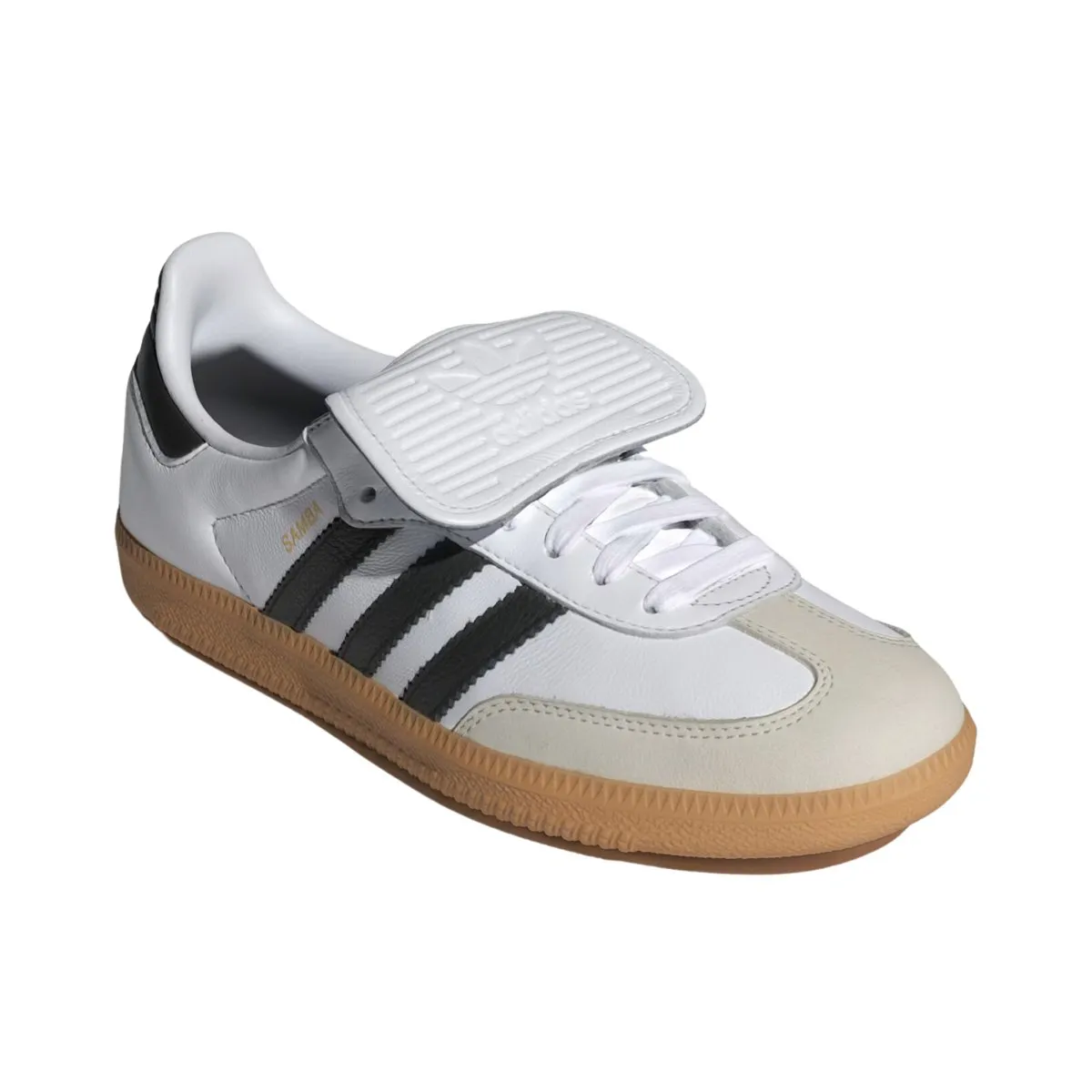 Adidas Women's Samba LT Cloud White/Core Black/Gold Metallic