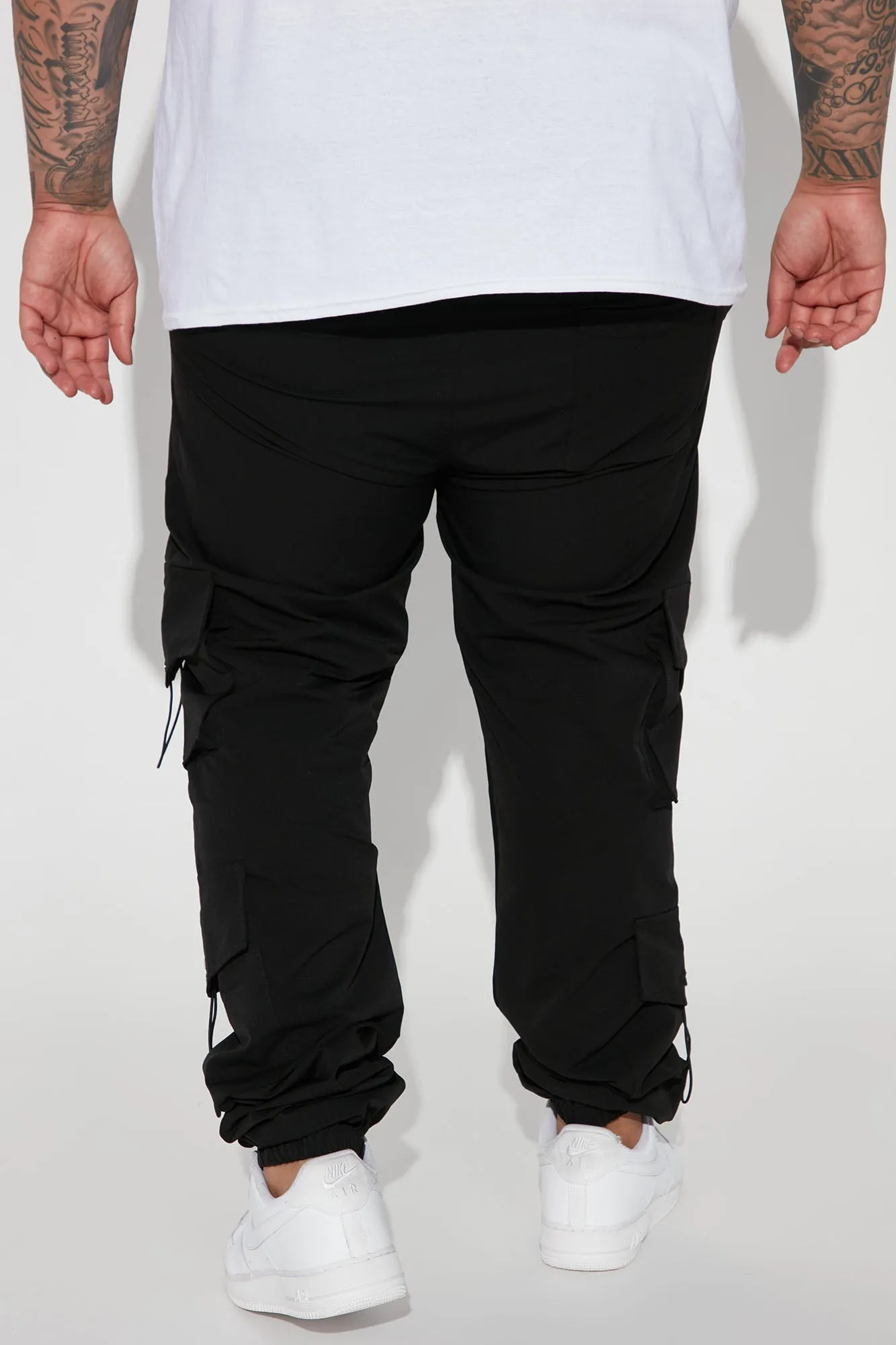 Adrenaline Nylon Cargo Pants - Black
