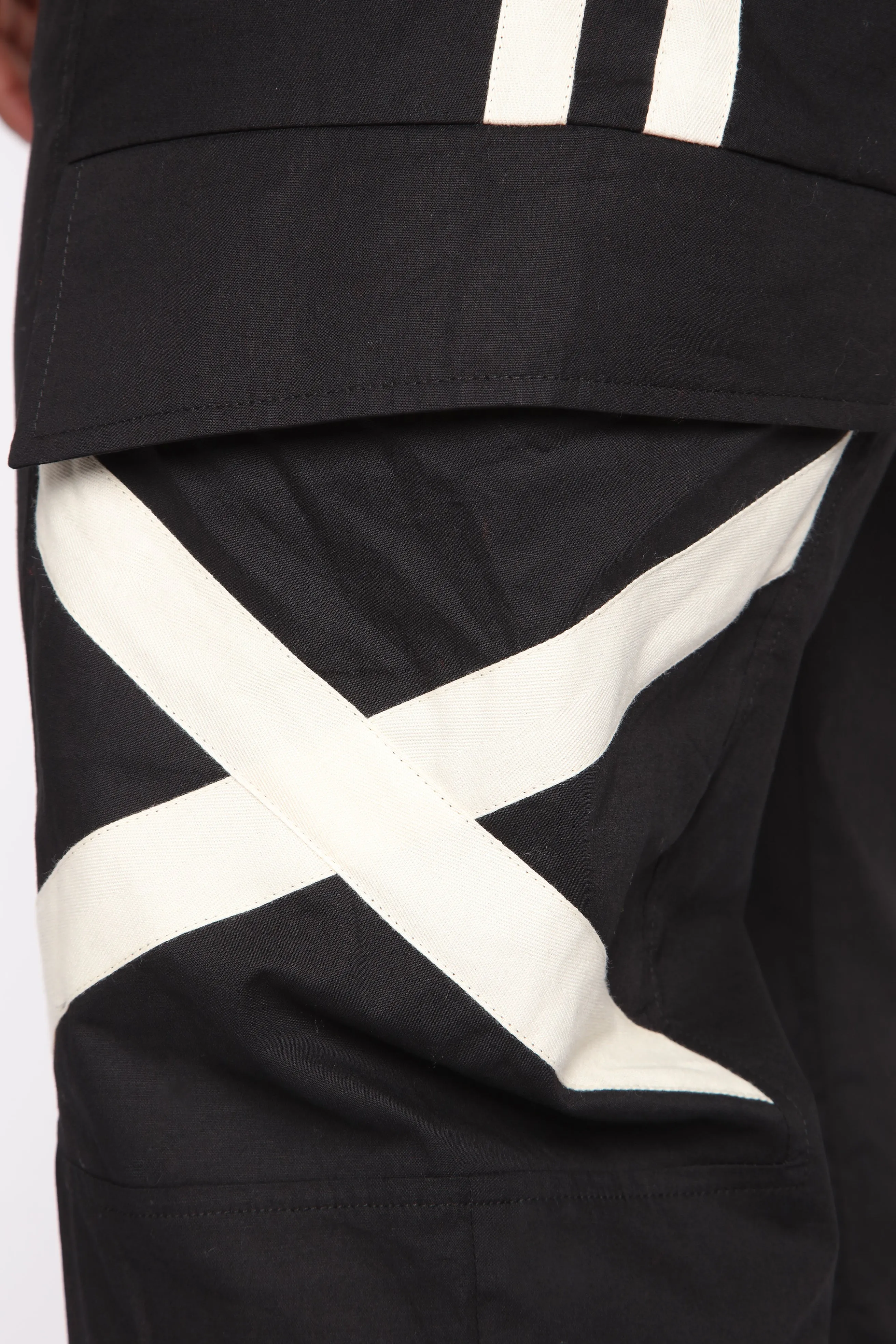 All About The Drip Joggers - Black/White