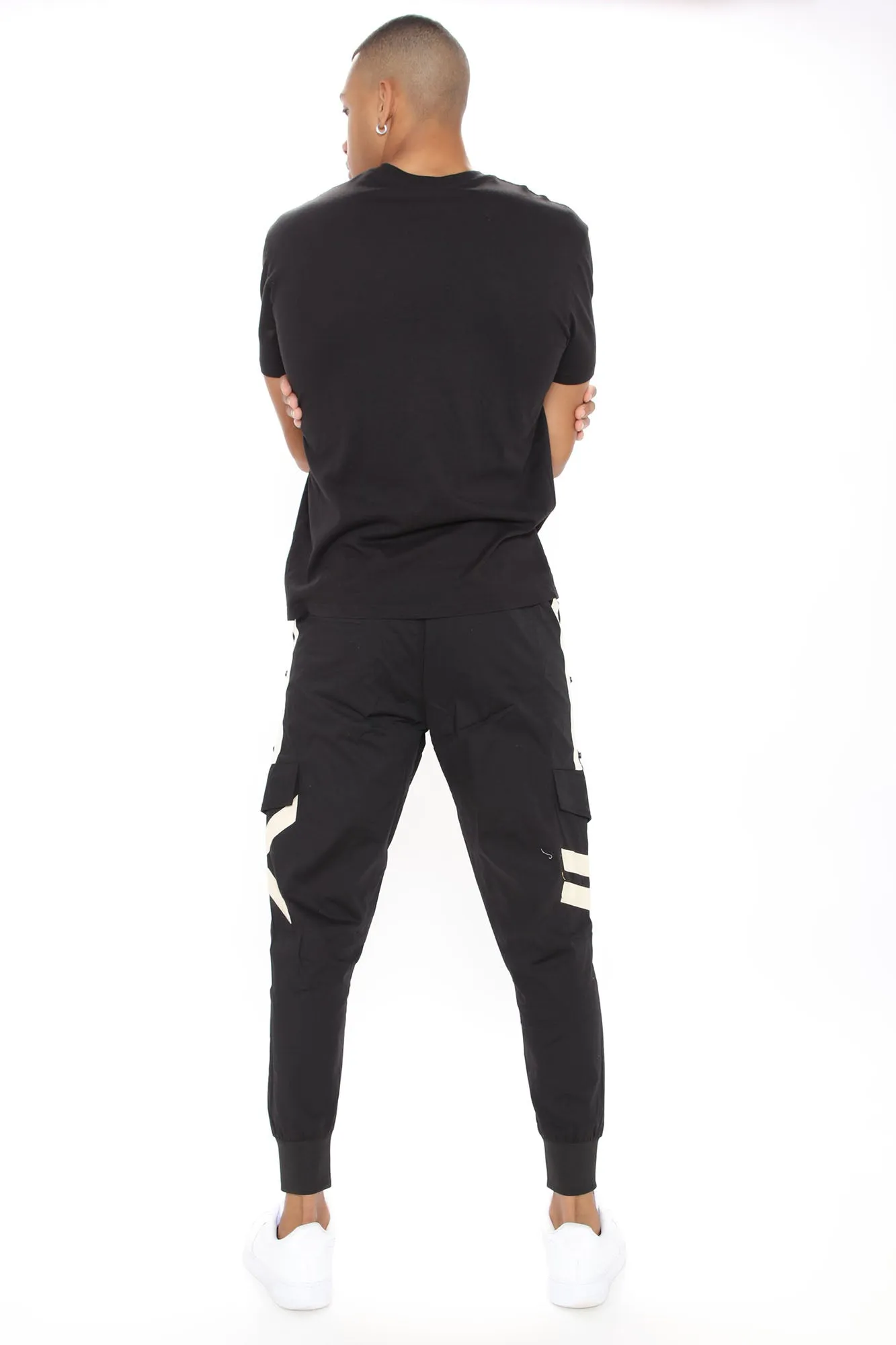 All About The Drip Joggers - Black/White