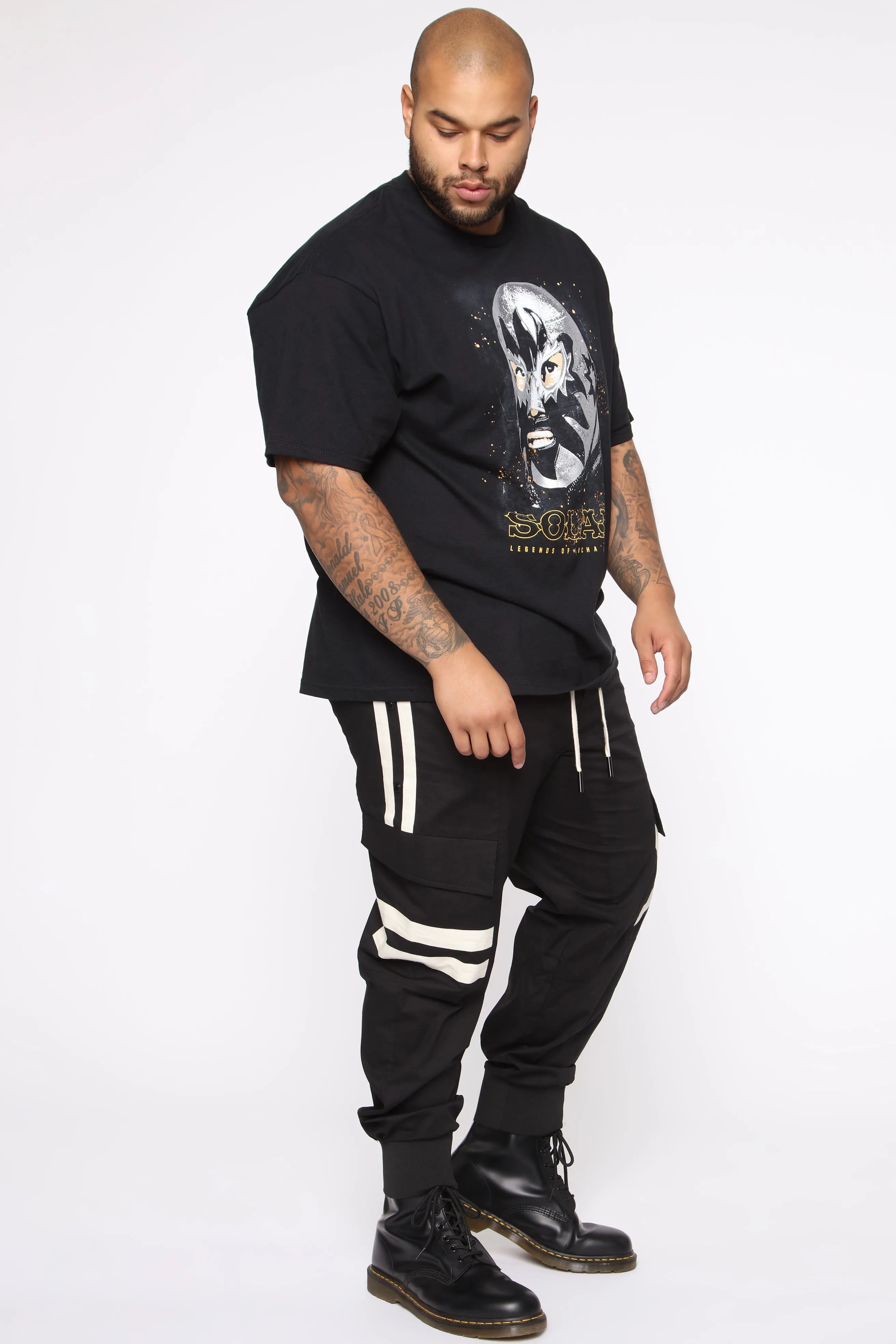 All About The Drip Joggers - Black/White