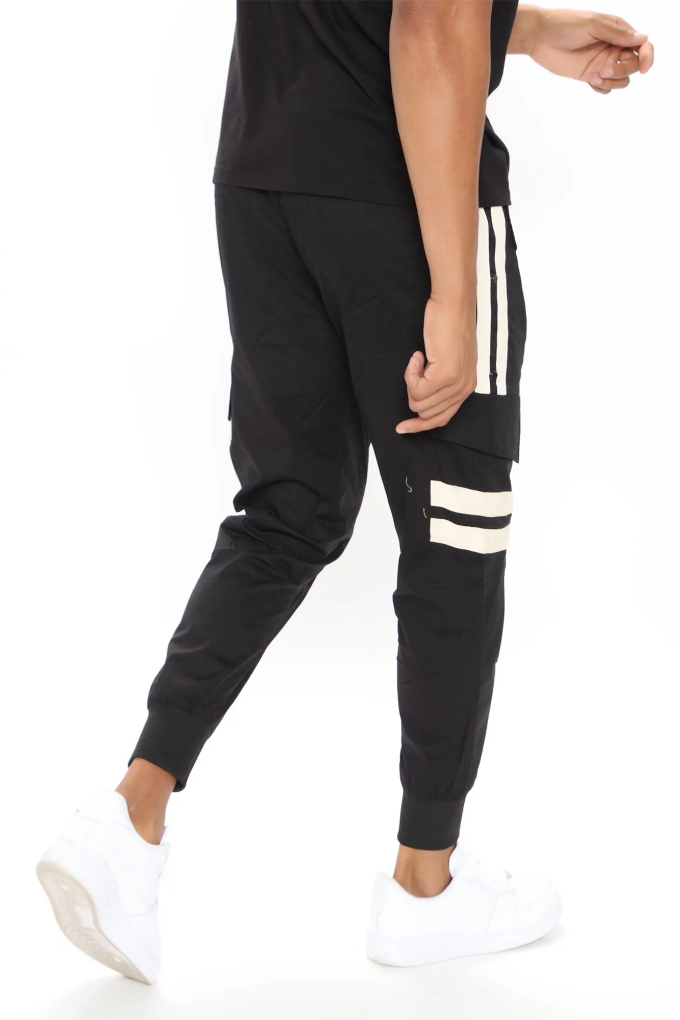 All About The Drip Joggers - Black/White