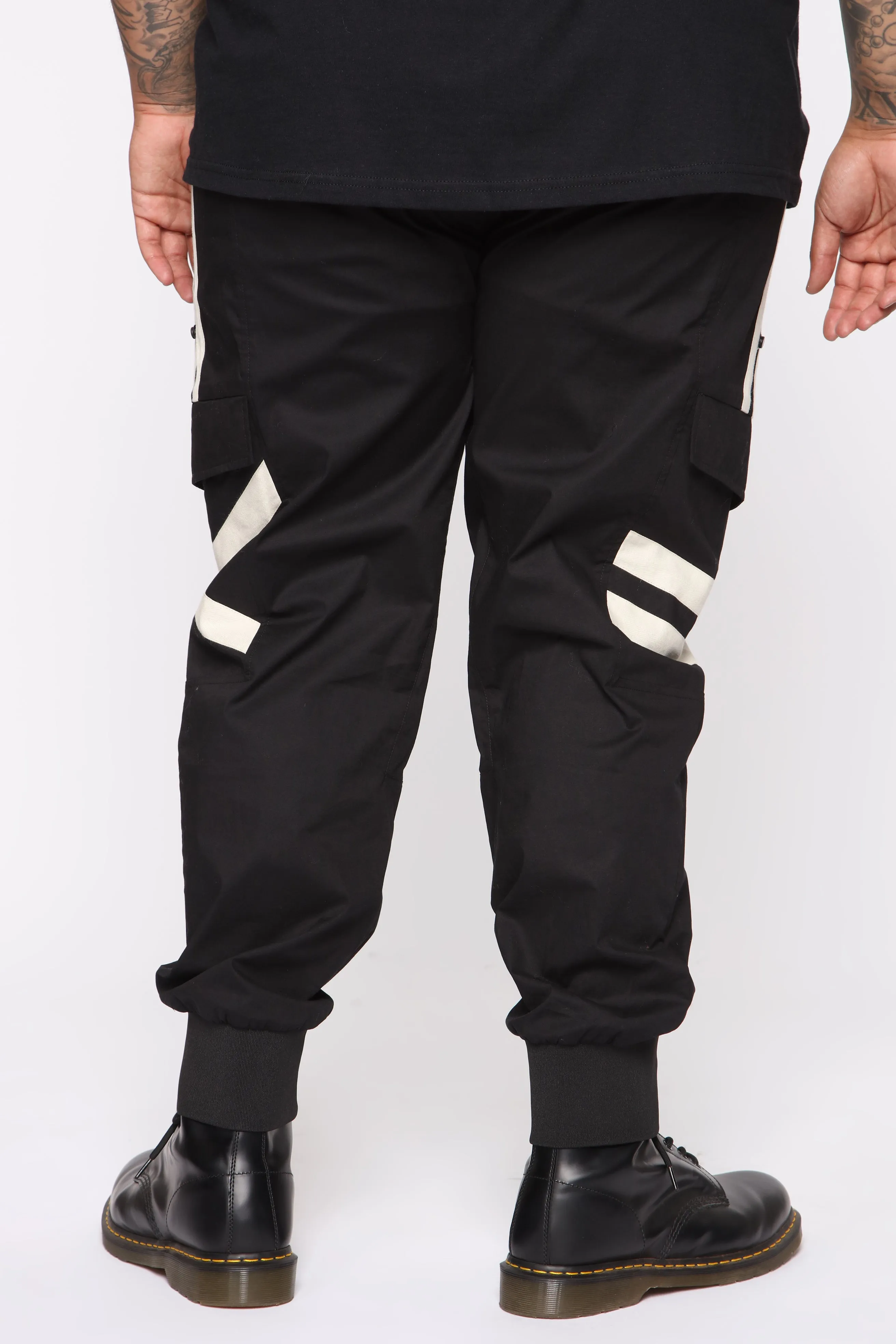 All About The Drip Joggers - Black/White