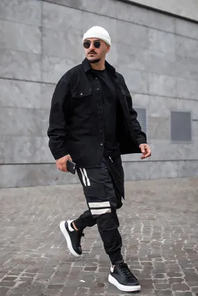 All About The Drip Joggers - Black/White