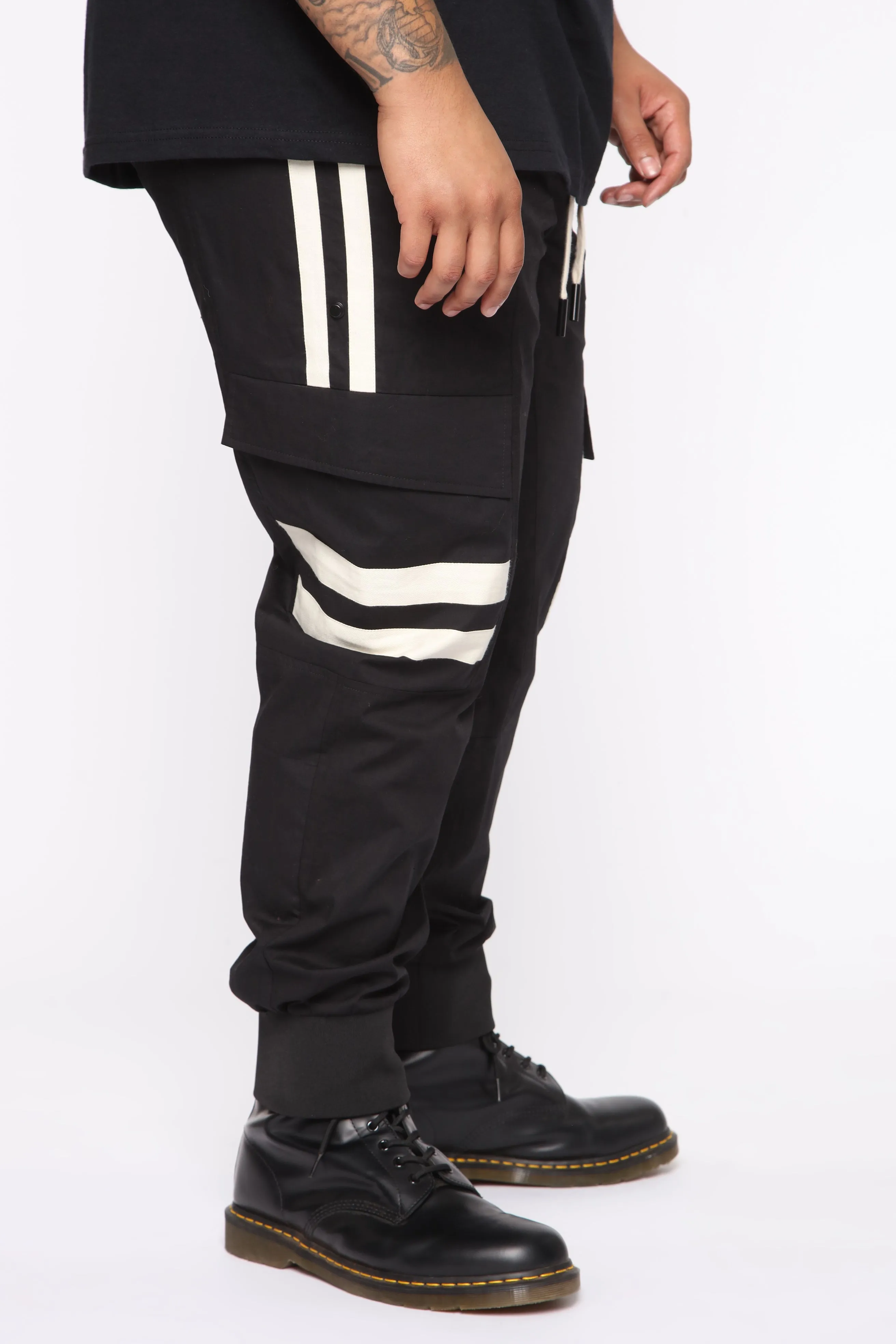 All About The Drip Joggers - Black/White