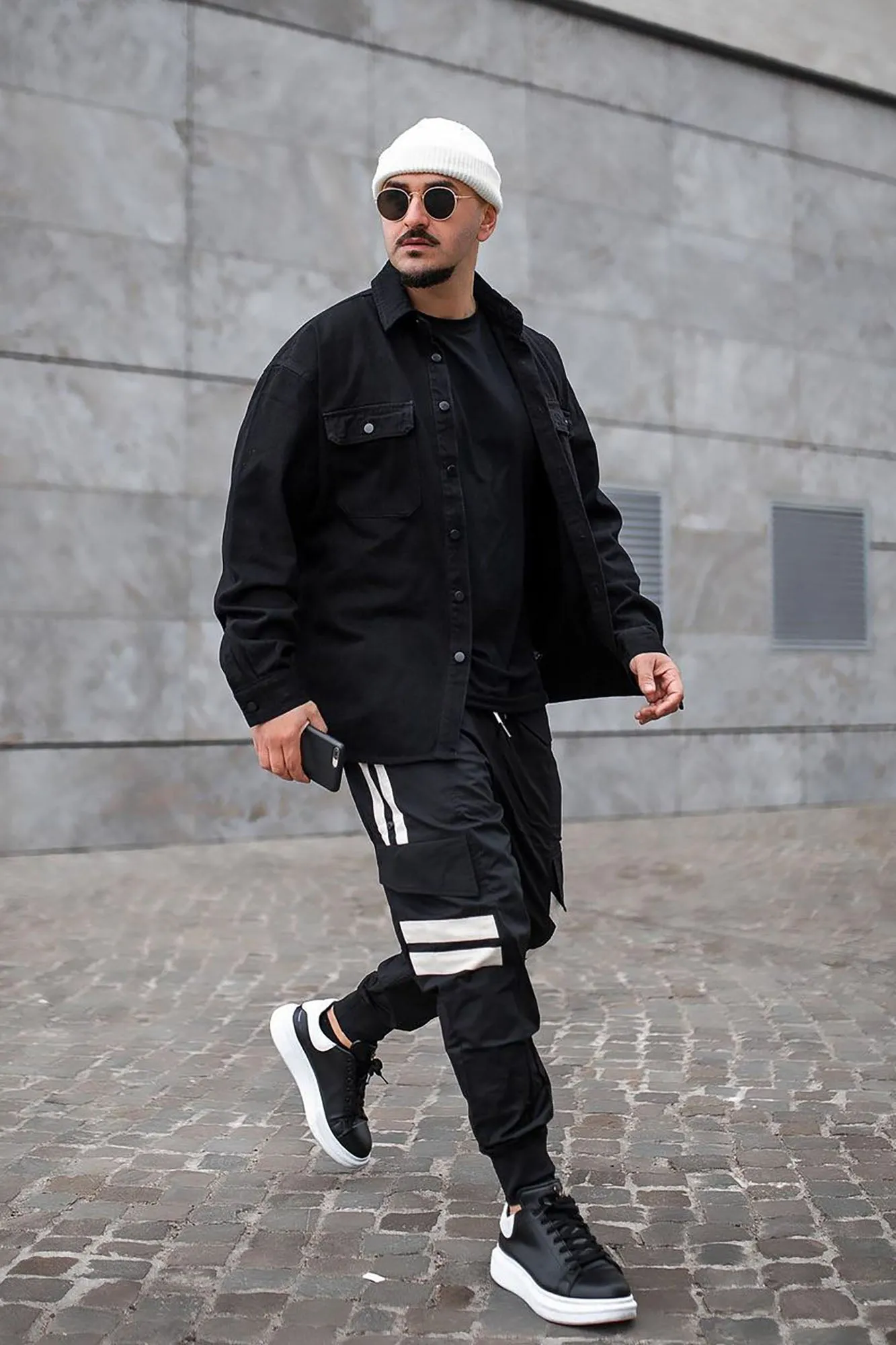 All About The Drip Joggers - Black/White