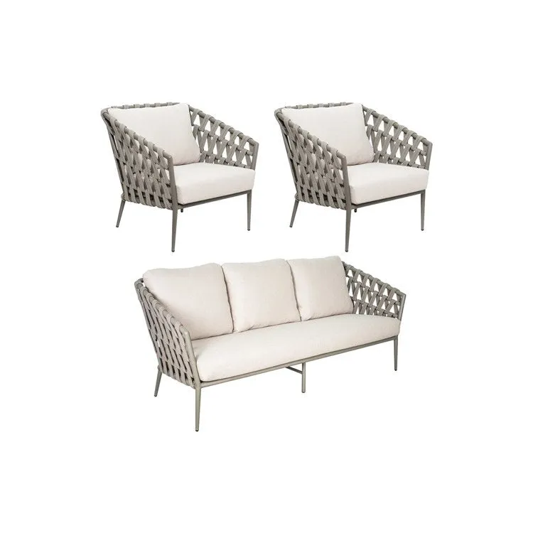 Andaman Outdoor Three-Piece Lounge Set