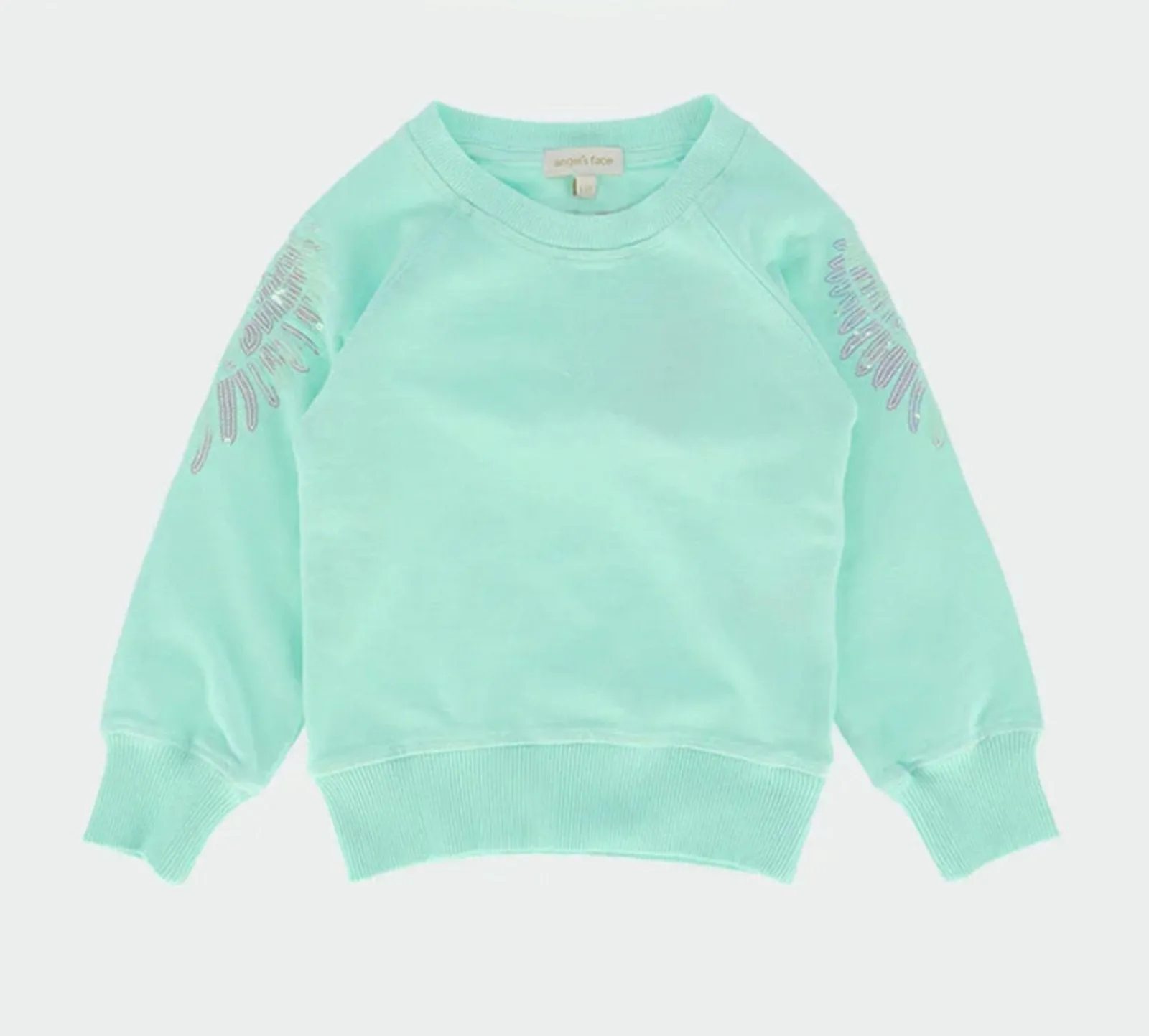 Angel's Face Girls Peppermint Tamsin Wings Sweatshirt