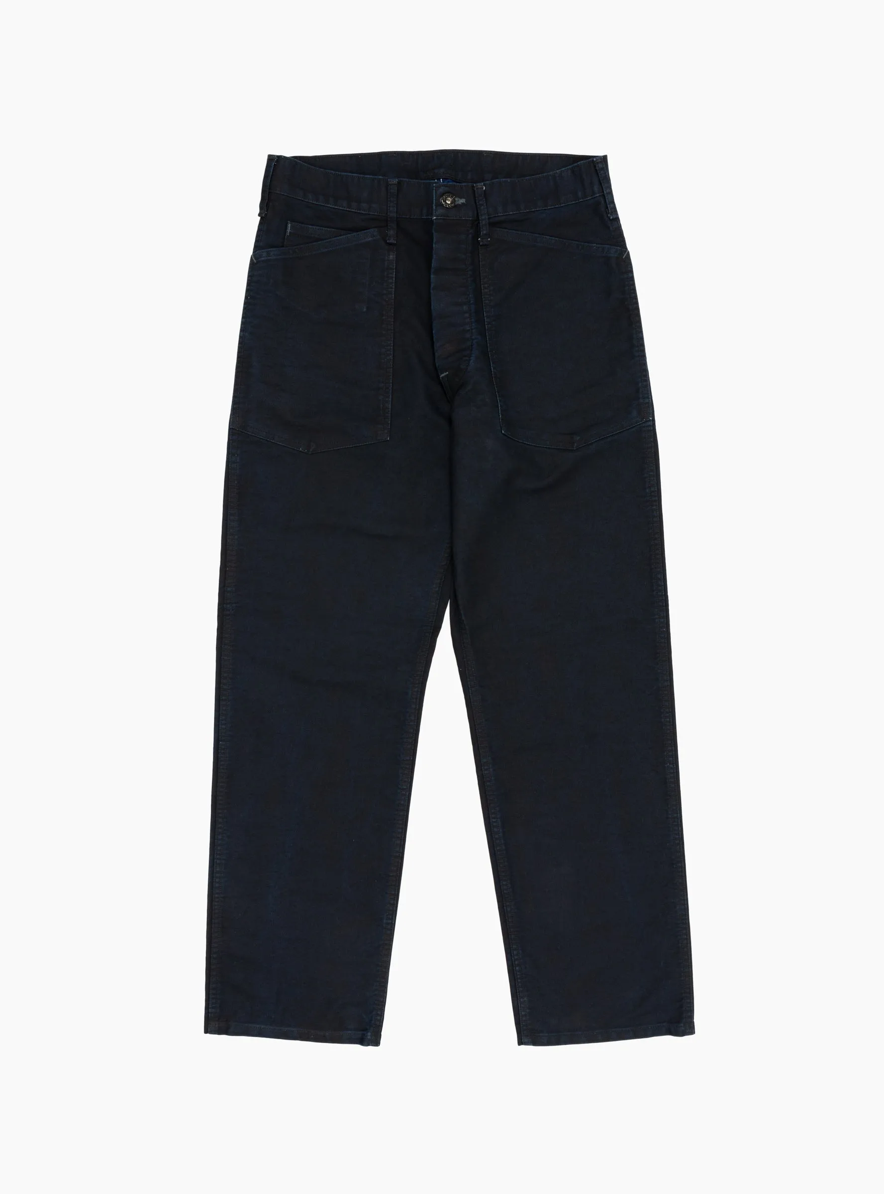 ARMY Pants Moleskin Black Indigo