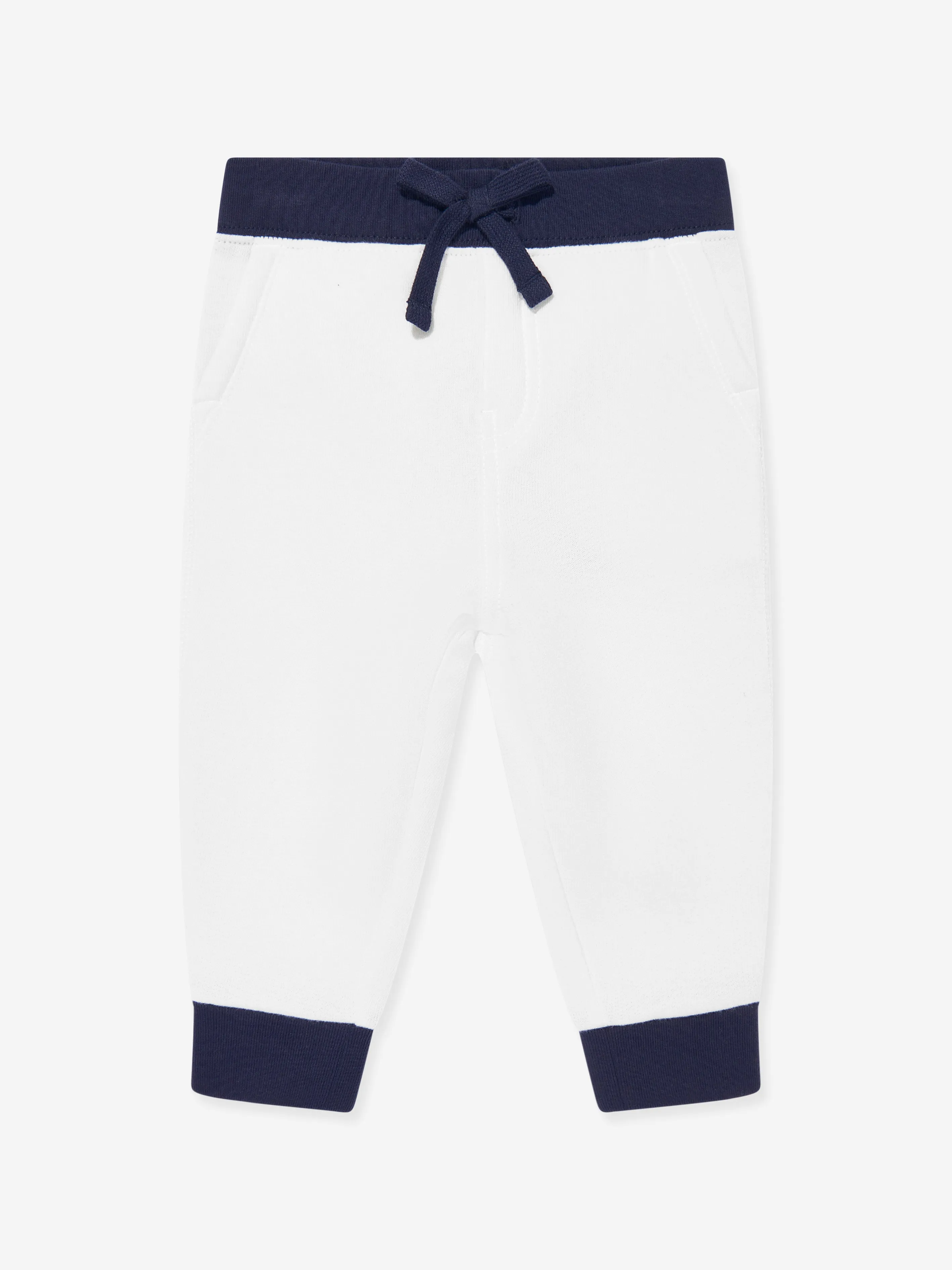 Baby Boys Polo Tracksuit in White