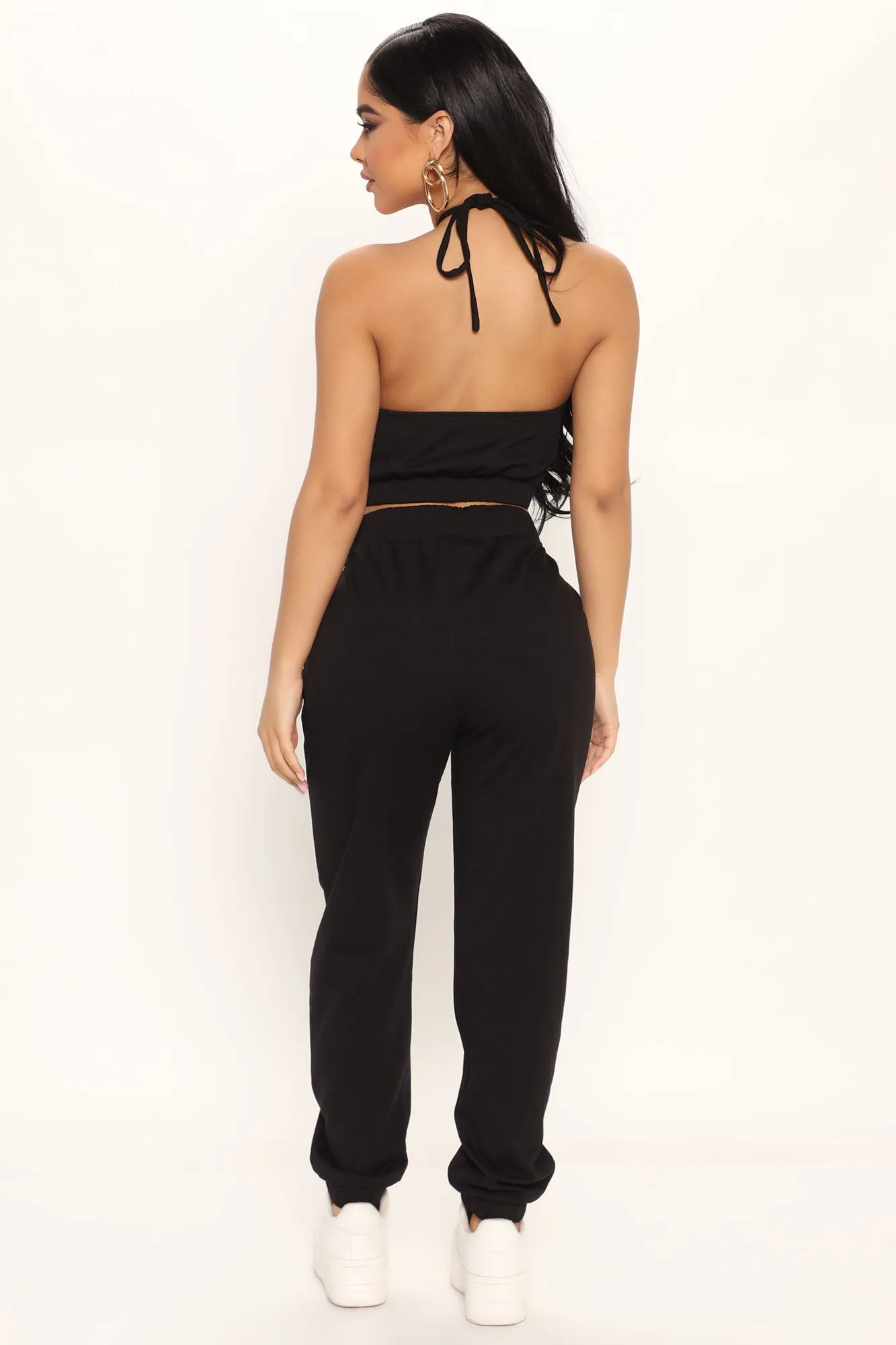 Been Through Enough Pant Set - Black