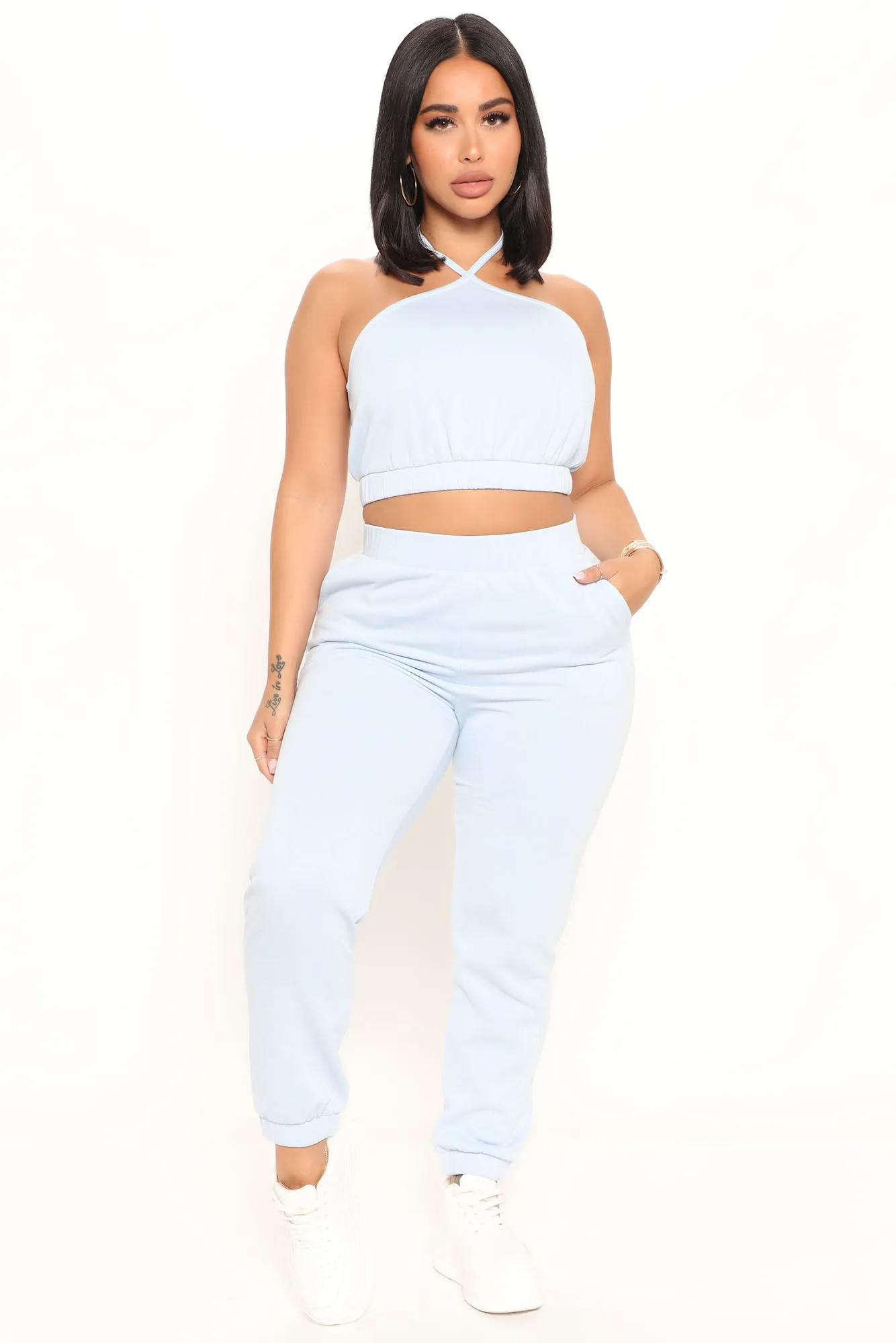 Been Through Enough Pant Set - Blue