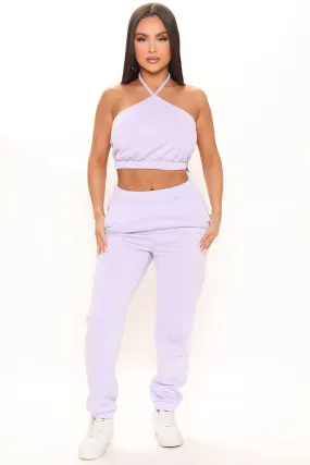 Been Through Enough Pant Set - Lavender