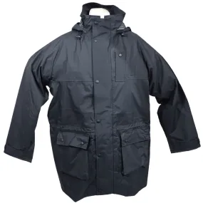 Black 3/4 Goretex Waterproof Raincoat Security BGC05AN