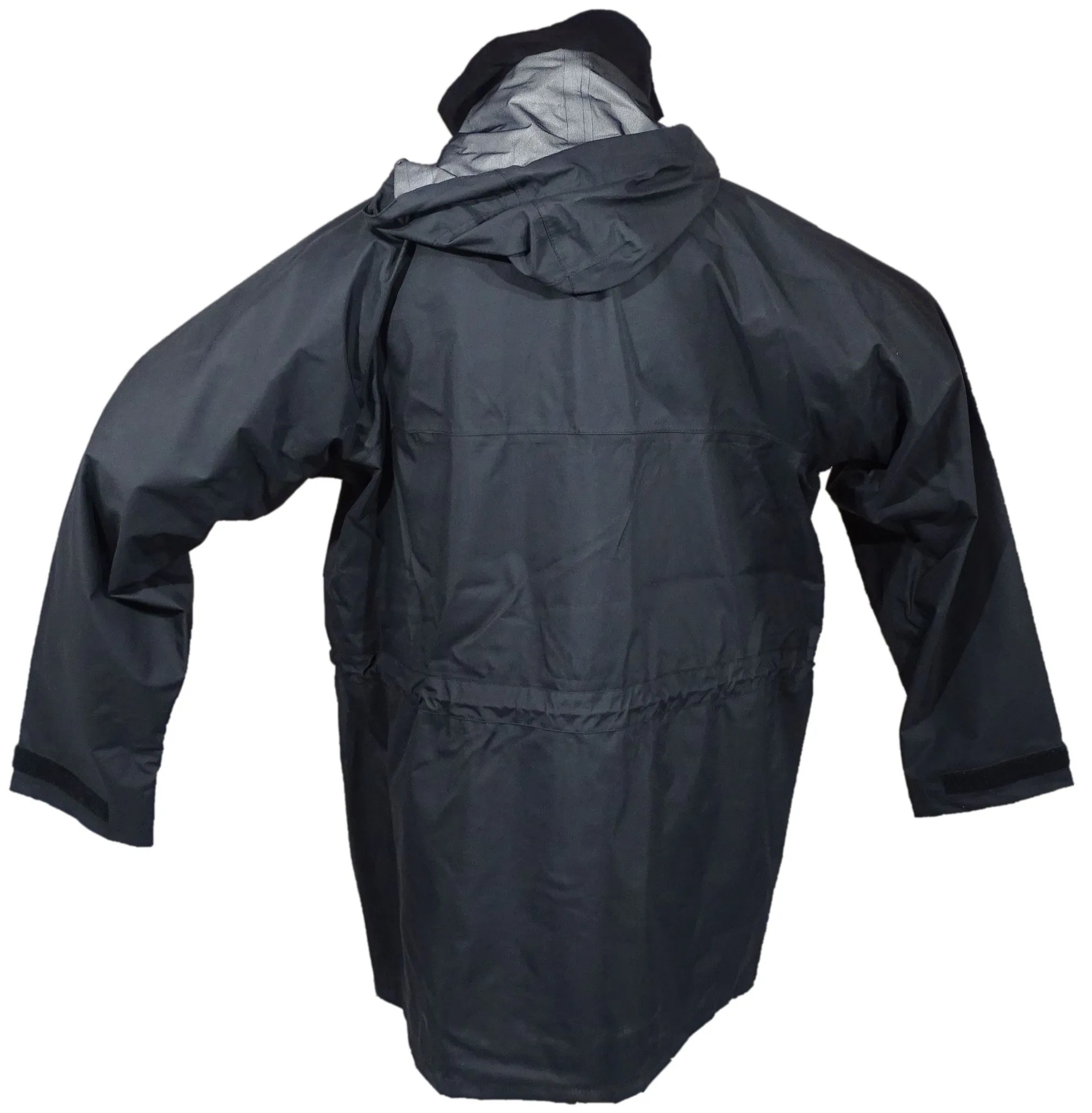 Black 3/4 Goretex Waterproof Raincoat Security BGC05AN