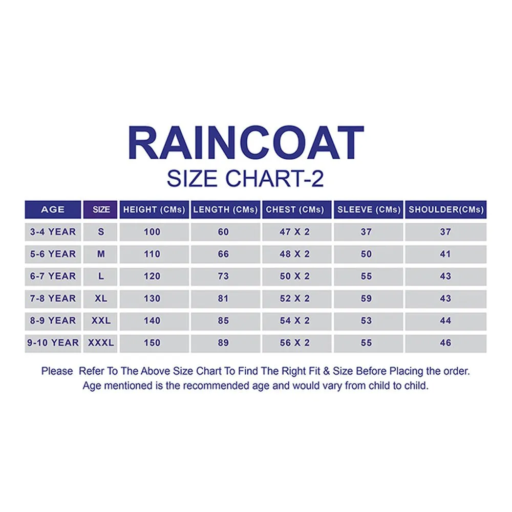 Bright Yellow Giraffe Print Raincoat for Kids and Toddlers