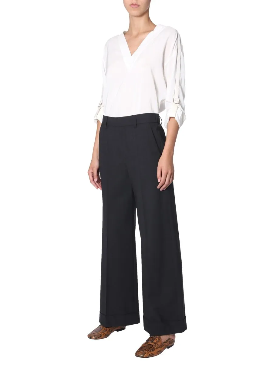 Brunello Cucinelli Oversized Flared Trousers