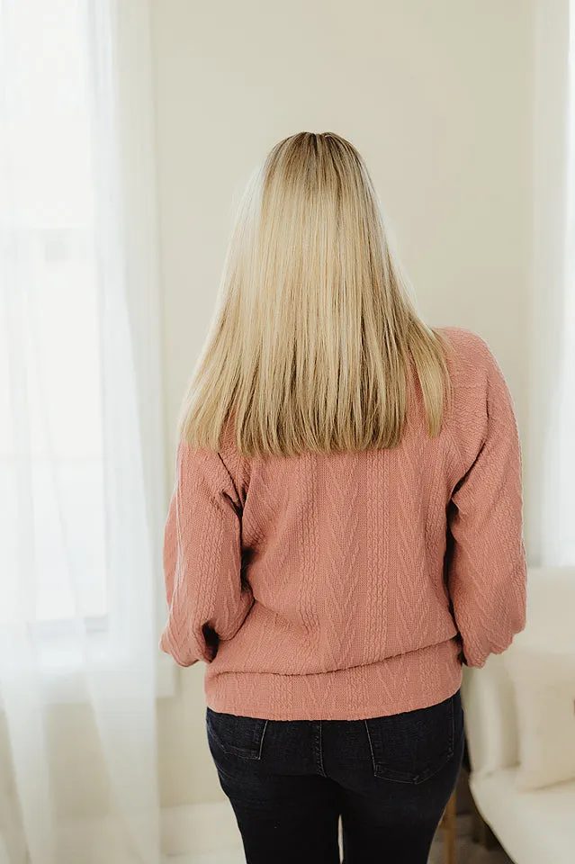 Cable Knit Bubble Sleeves
