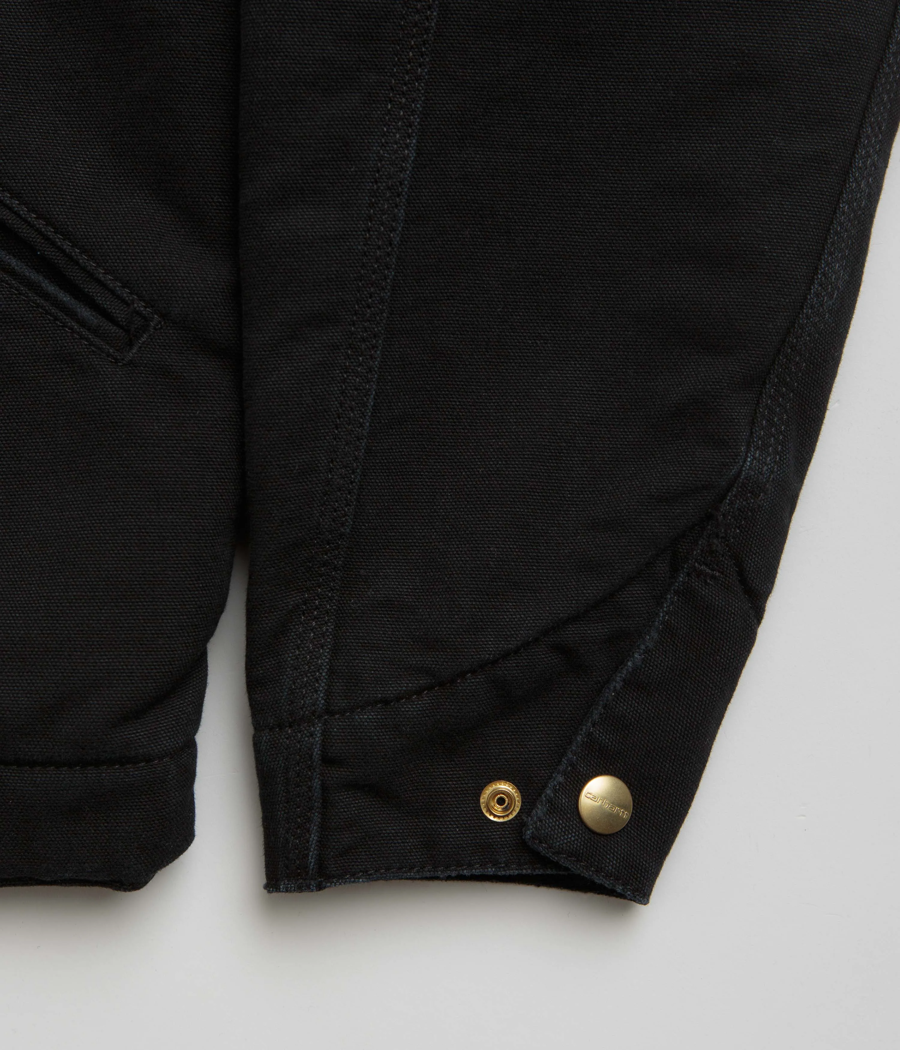 Carhartt OG Detroit Jacket - Black / Black
