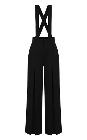 Classic Black Suspender Trousers