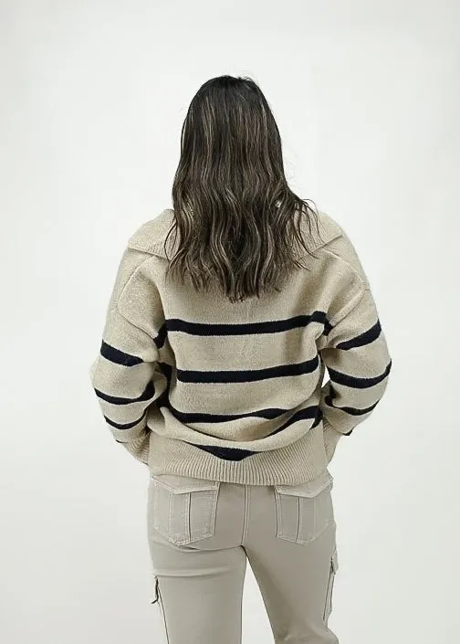 Coastline Striped Sweater