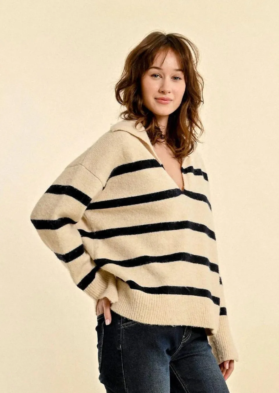 Coastline Striped Sweater
