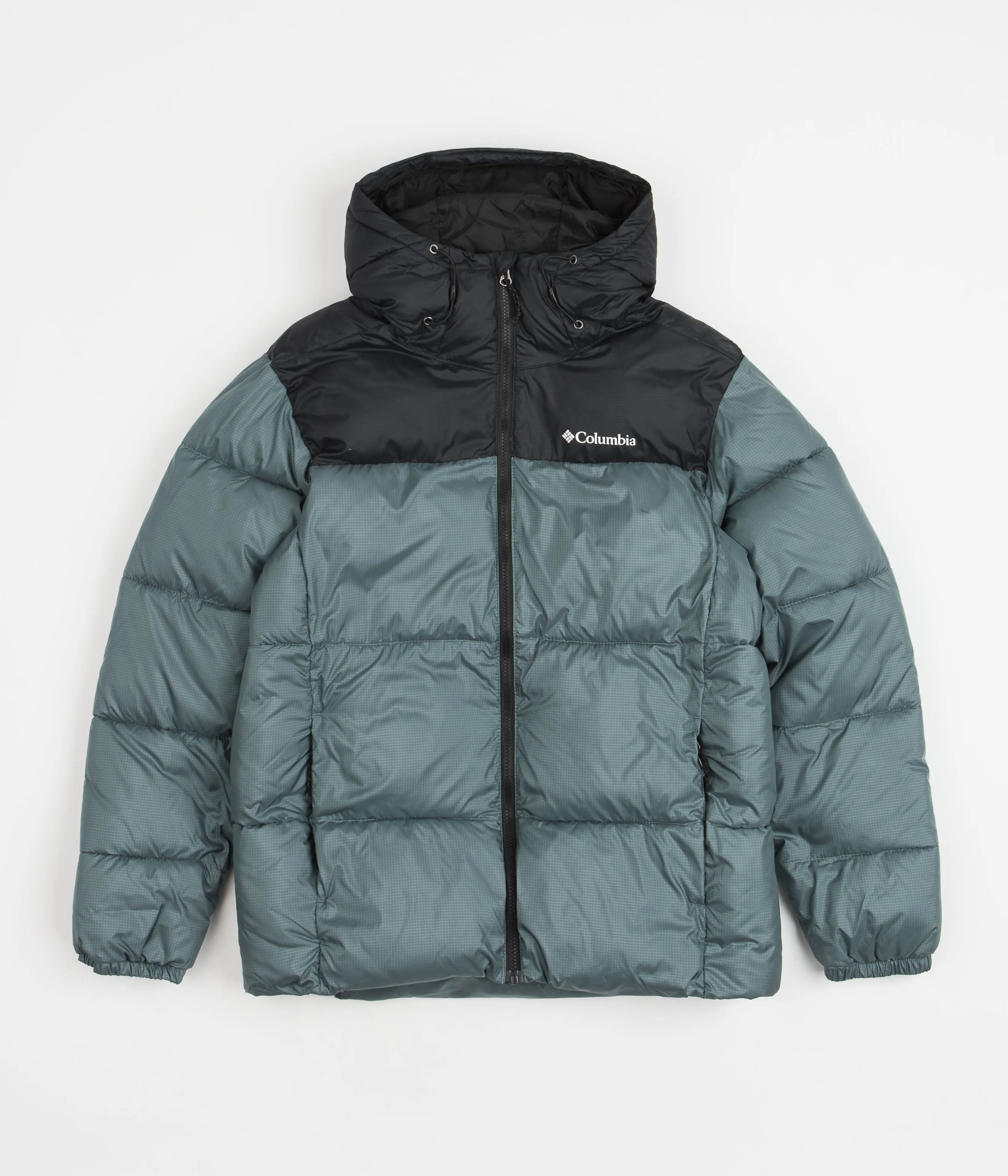 Columbia Puffect Hooded Jacket - Metal / Black