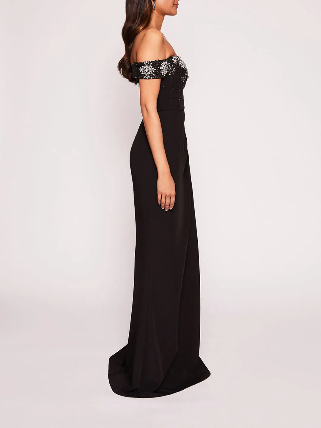 Draped Bodice Gown
