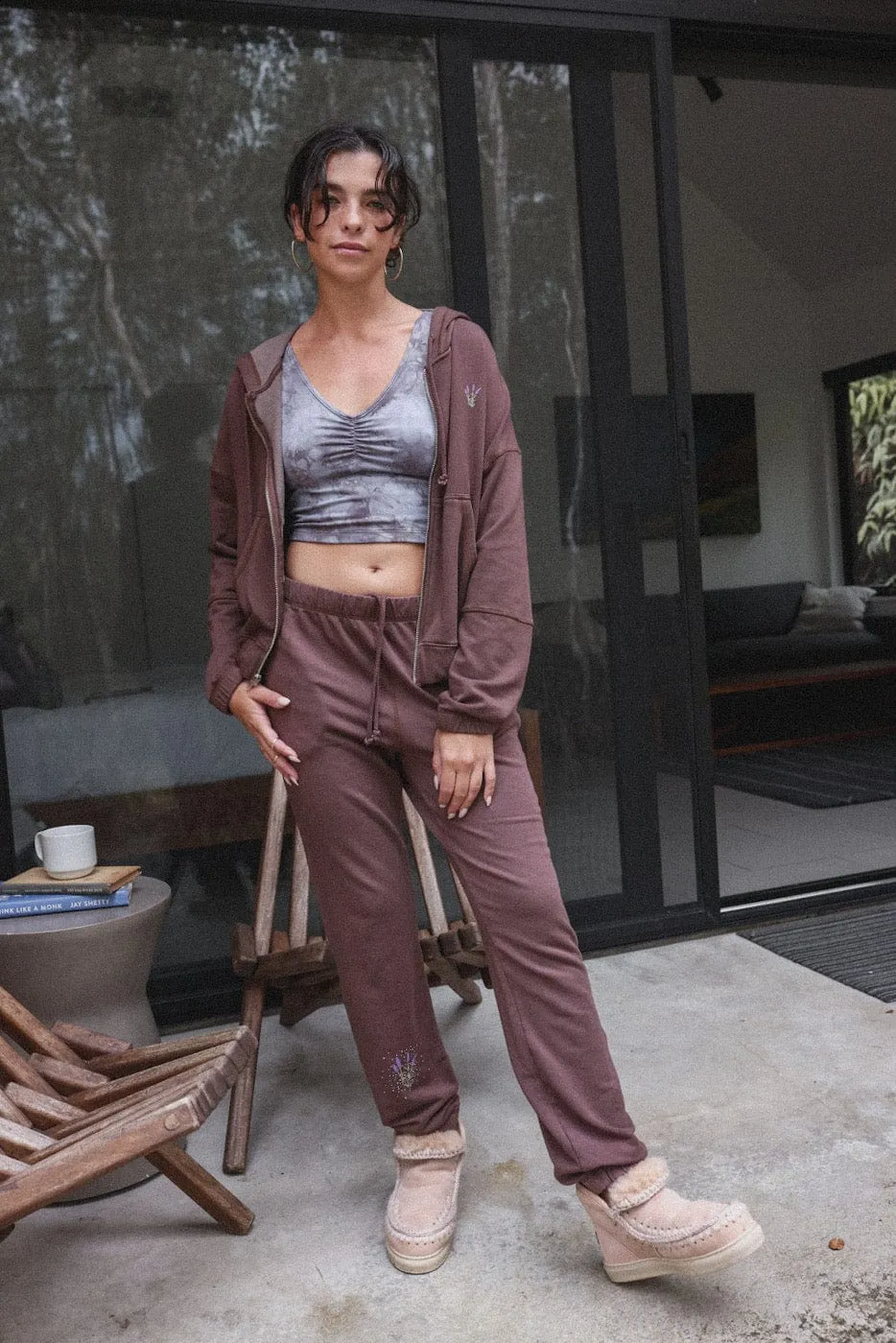 Earth & Lavender Organic Fleece Joggers