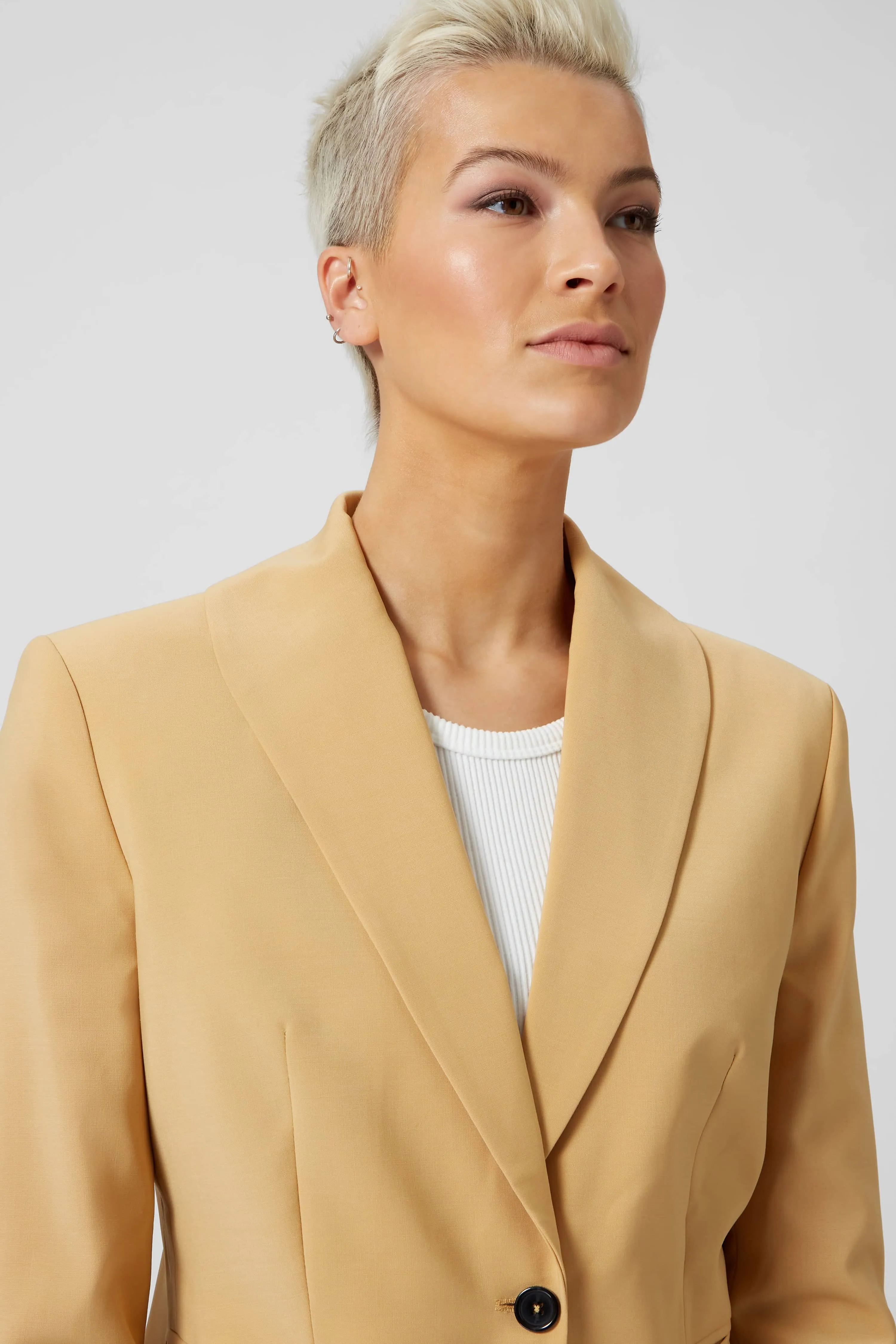 Eliza Skinny Fit Yellow Suit - ARCHIVE