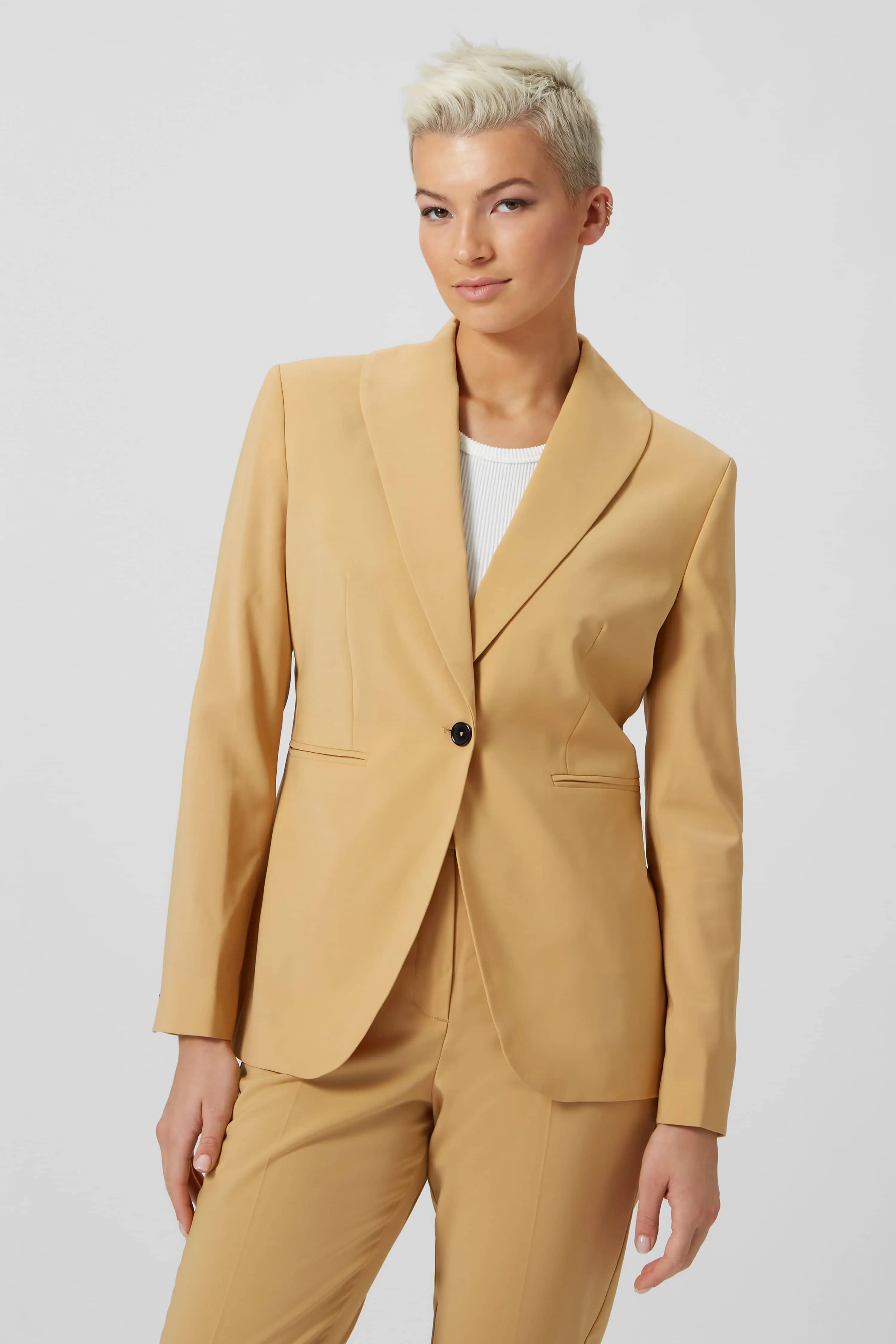 Eliza Skinny Fit Yellow Suit - ARCHIVE