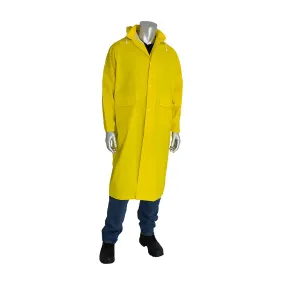 Falcon 205-300FR/L Premium Two-Piece 48" Treated Raincoat - 0.35 mm