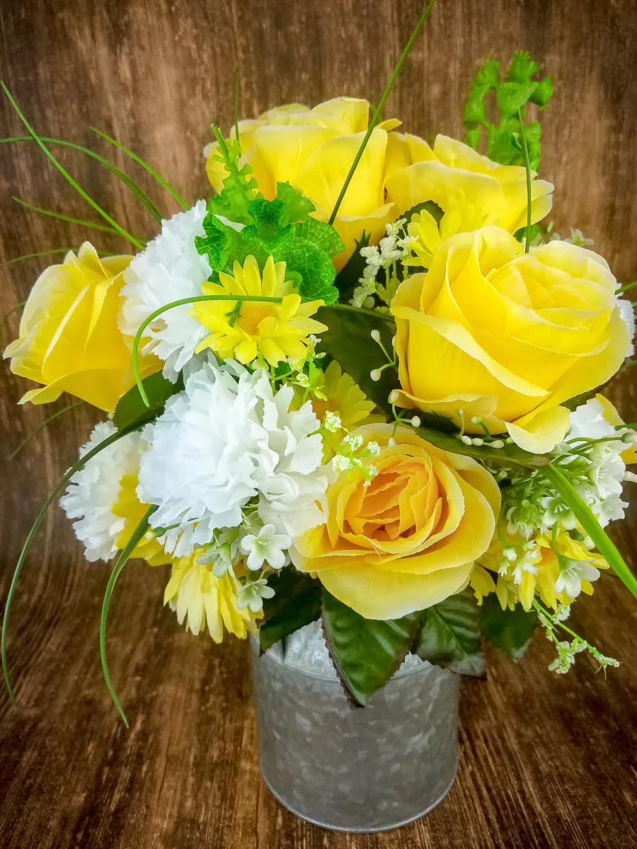 Farmhouse Rose Floral Centerpiece