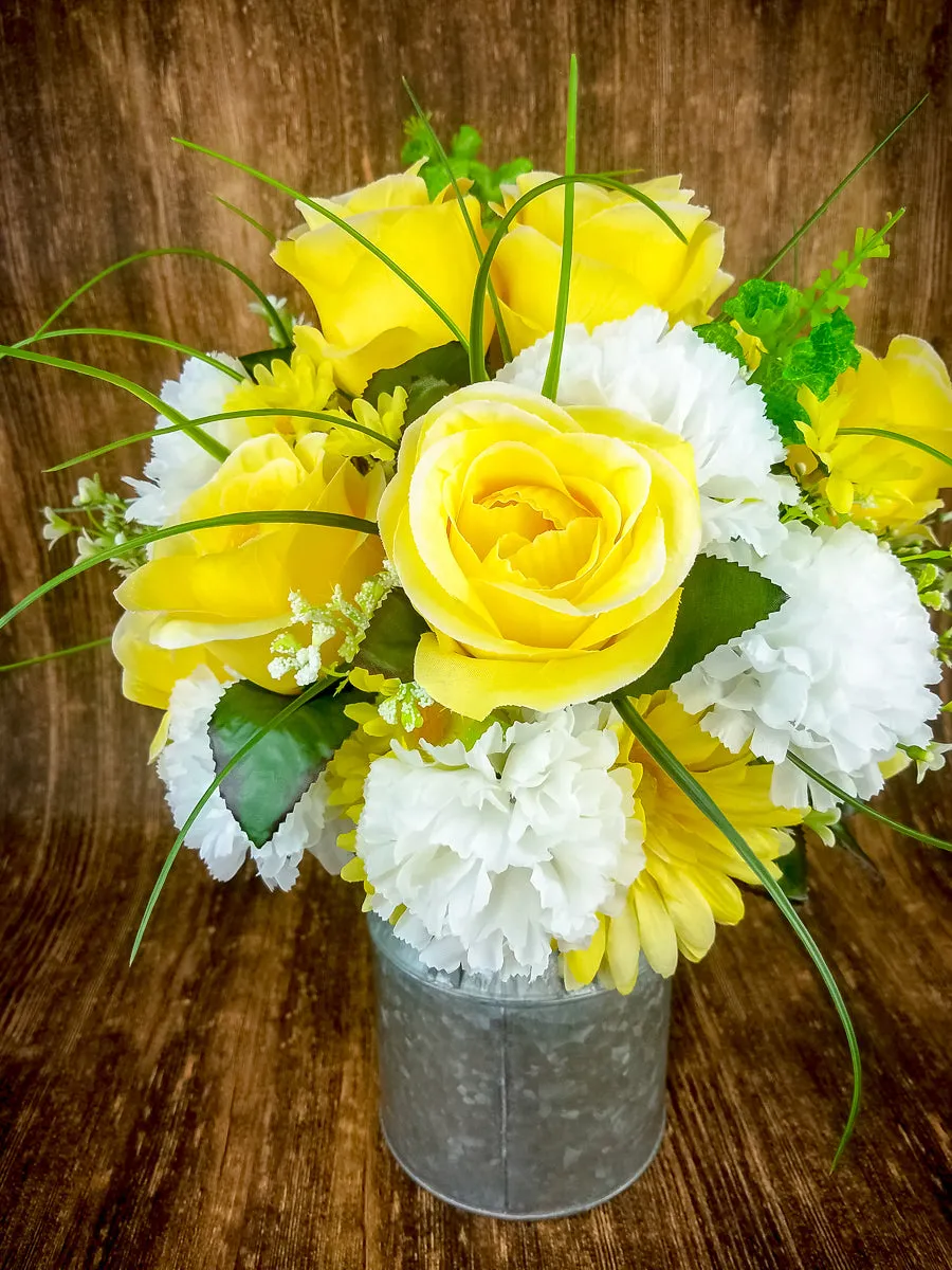 Farmhouse Rose Floral Centerpiece