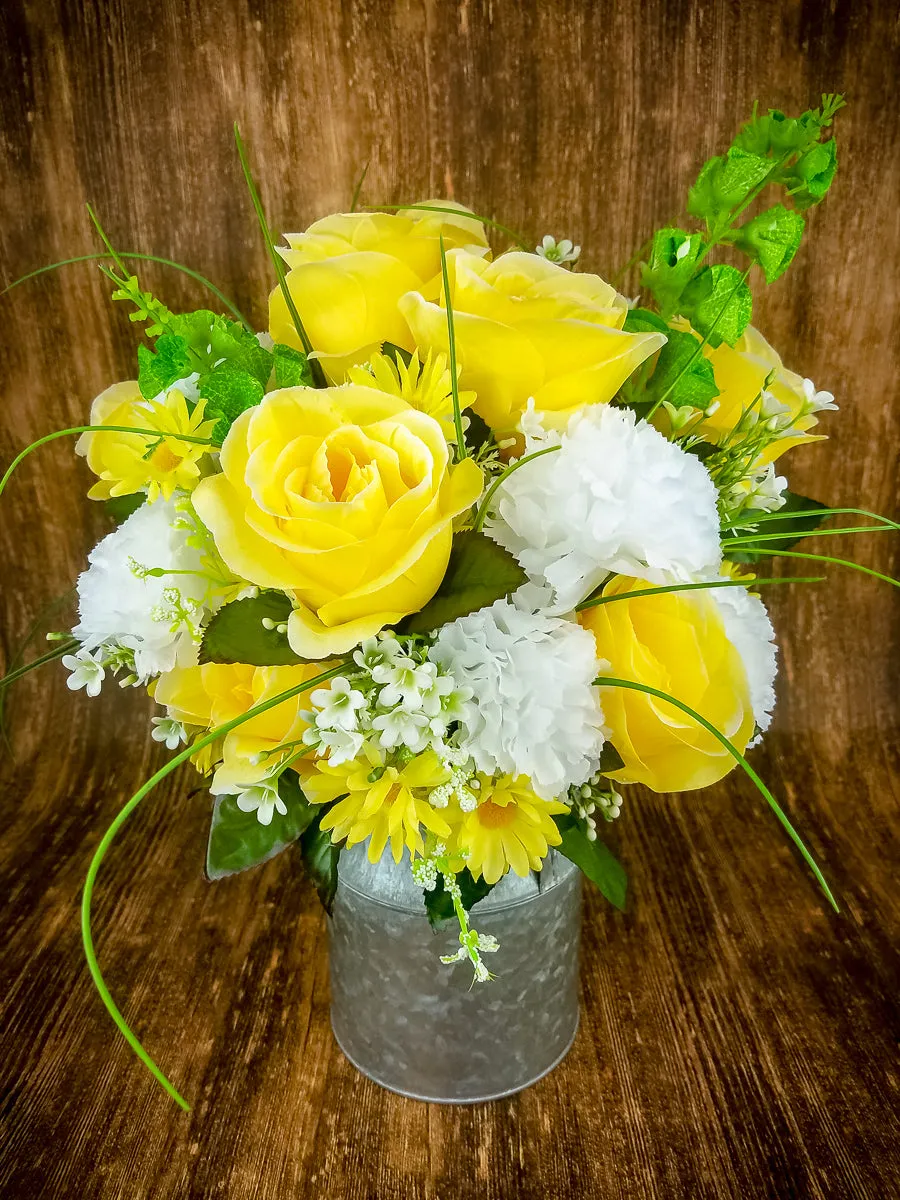 Farmhouse Rose Floral Centerpiece