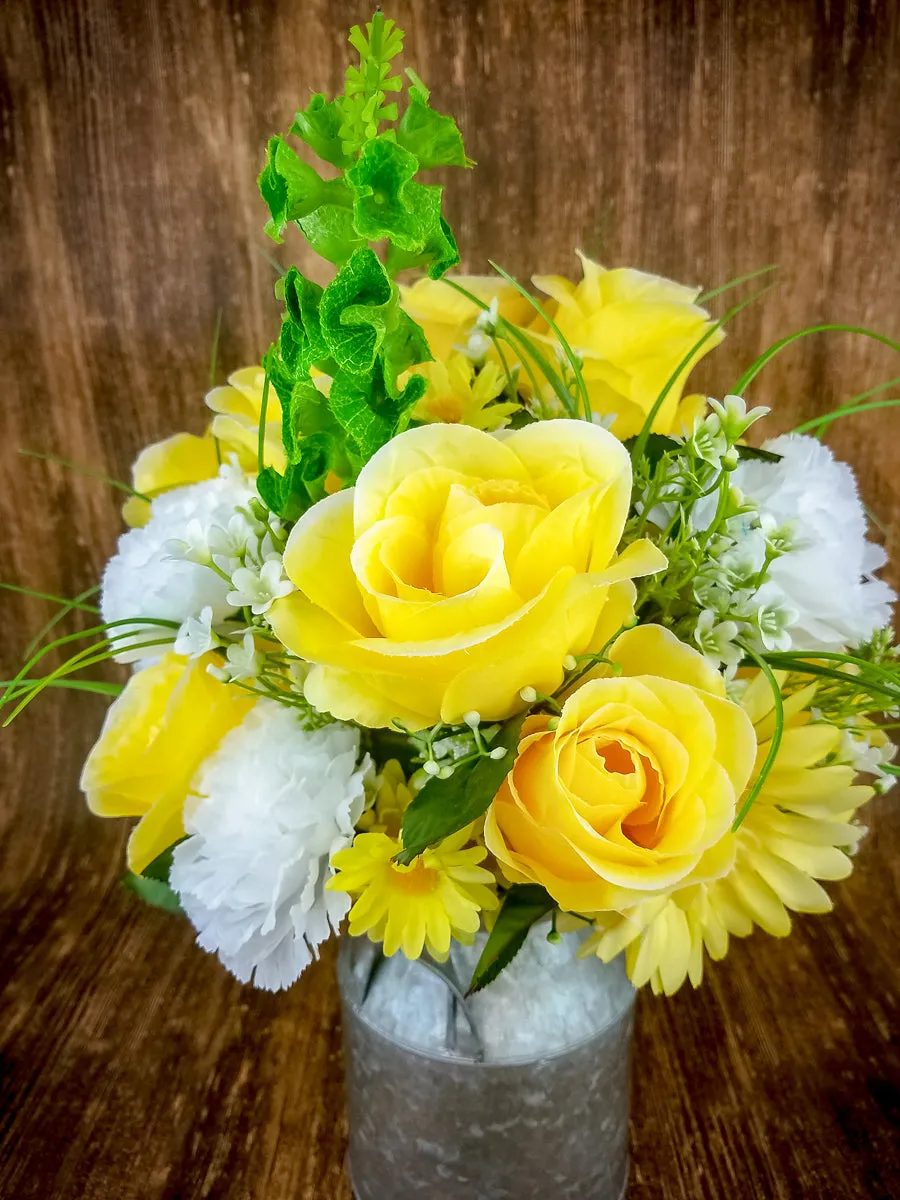 Farmhouse Rose Floral Centerpiece