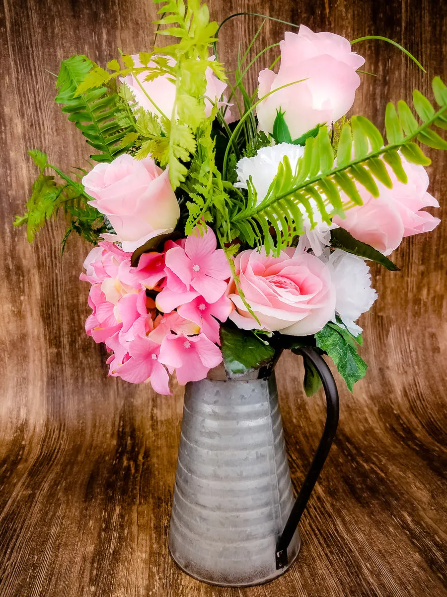 Farmhouse Rose Floral Centerpiece
