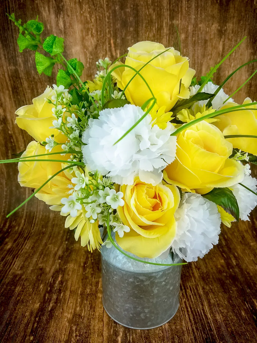 Farmhouse Rose Floral Centerpiece
