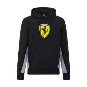 Ferrari Sweater, Shield, Black, 2021