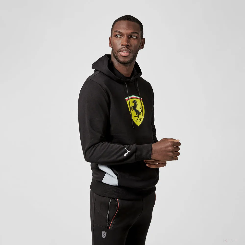 Ferrari Sweater, Shield, Black, 2021