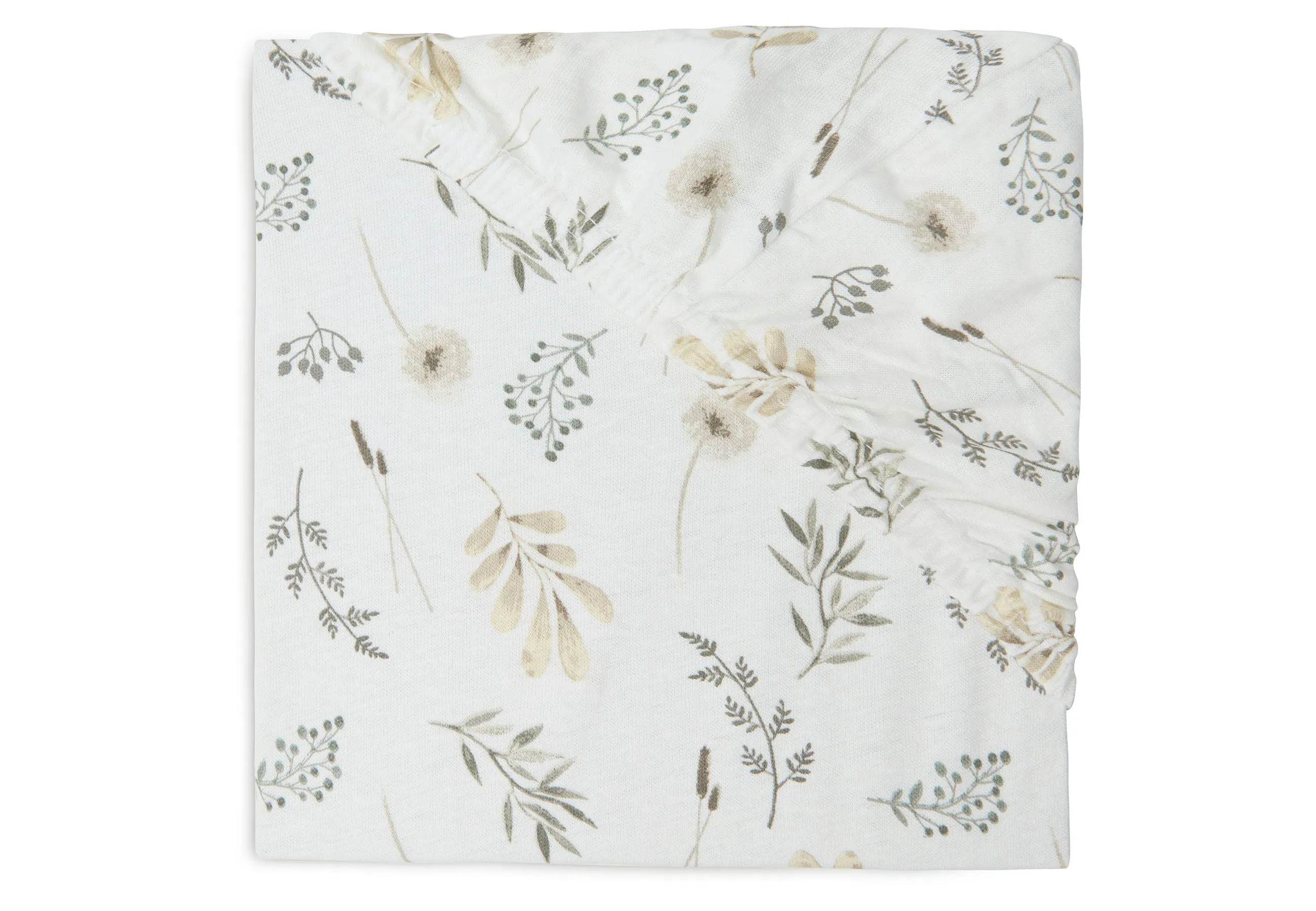Fitted Sheet Jersey 60x120cm - Wild Flowers