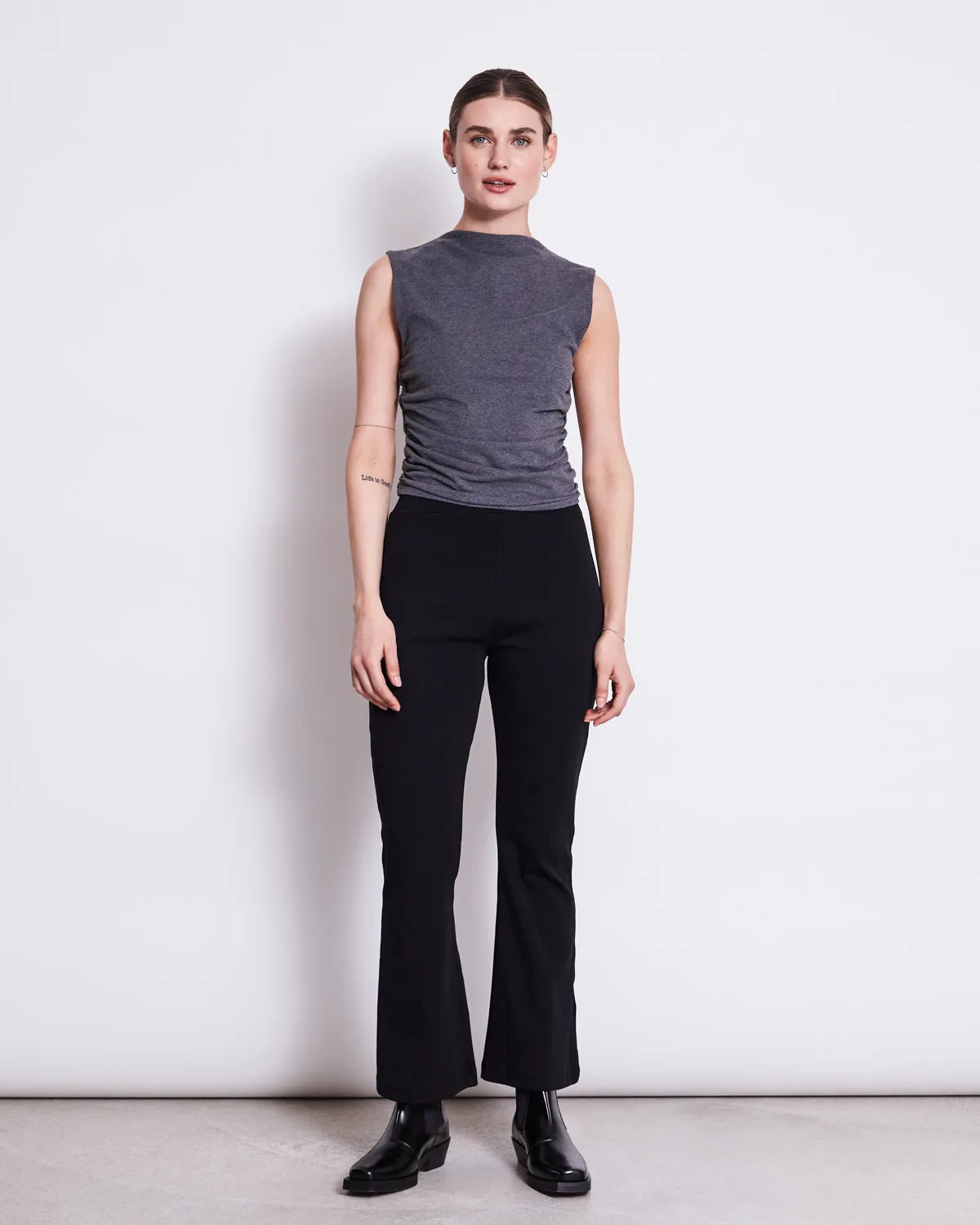 FLARED PANTS MIOSA BLACK GOTS