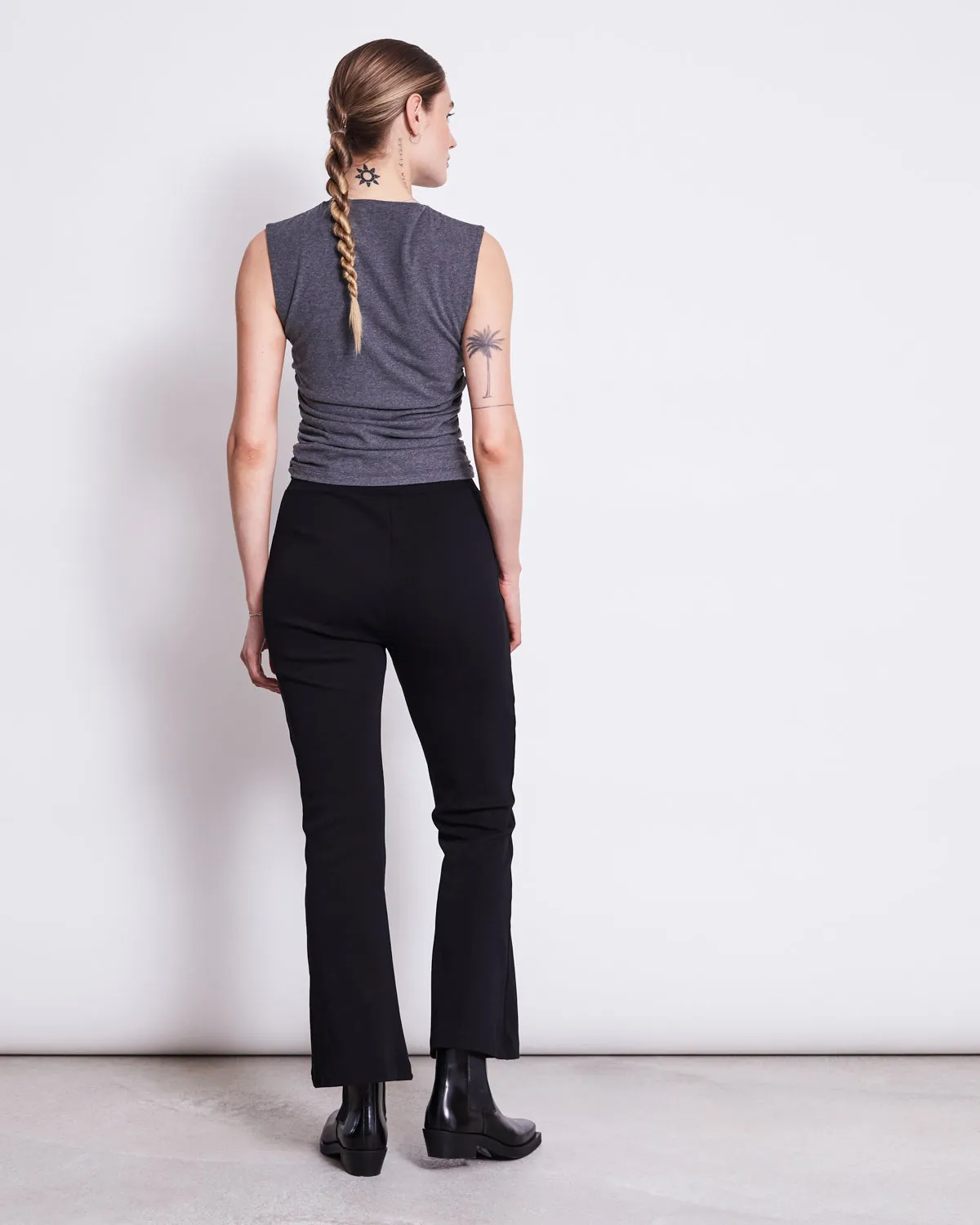 FLARED PANTS MIOSA BLACK GOTS