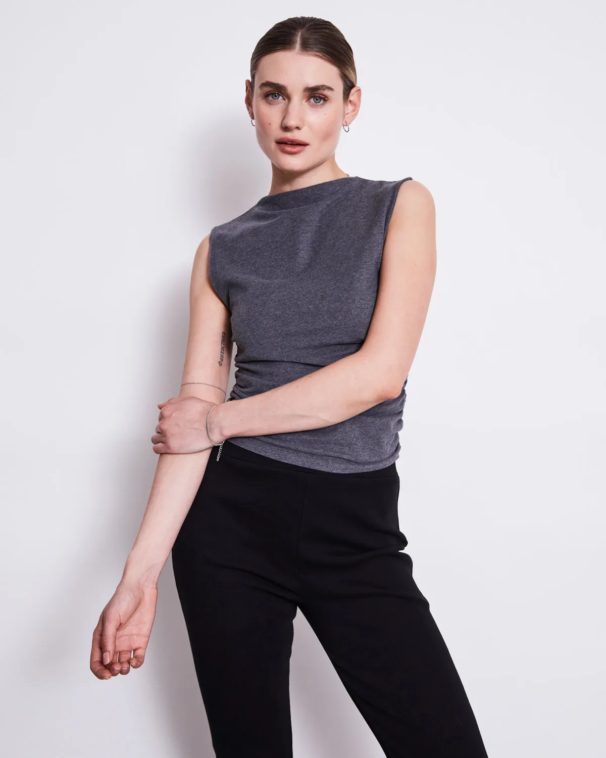 FLARED PANTS MIOSA BLACK GOTS