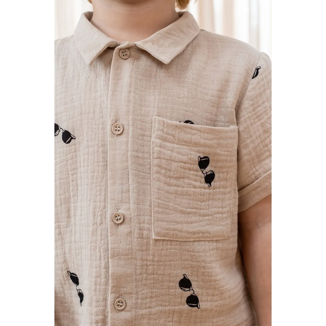 Fliink Humus Aop Hello SS Shirt