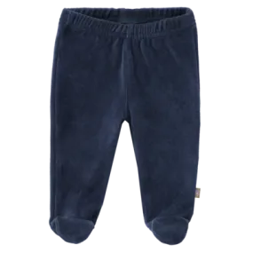 Fresk Trousers velours with feet Indigo 6 tm 12 mnd